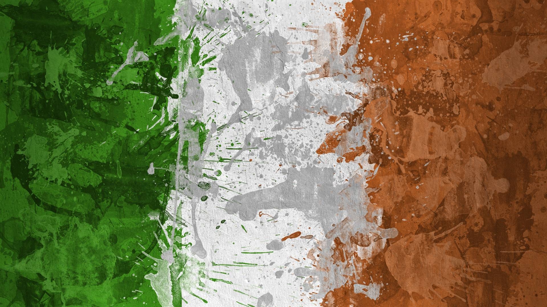 Flag of Ireland, Ireland flag wallpapers, National symbol, Green and orange, 1920x1080 Full HD Desktop