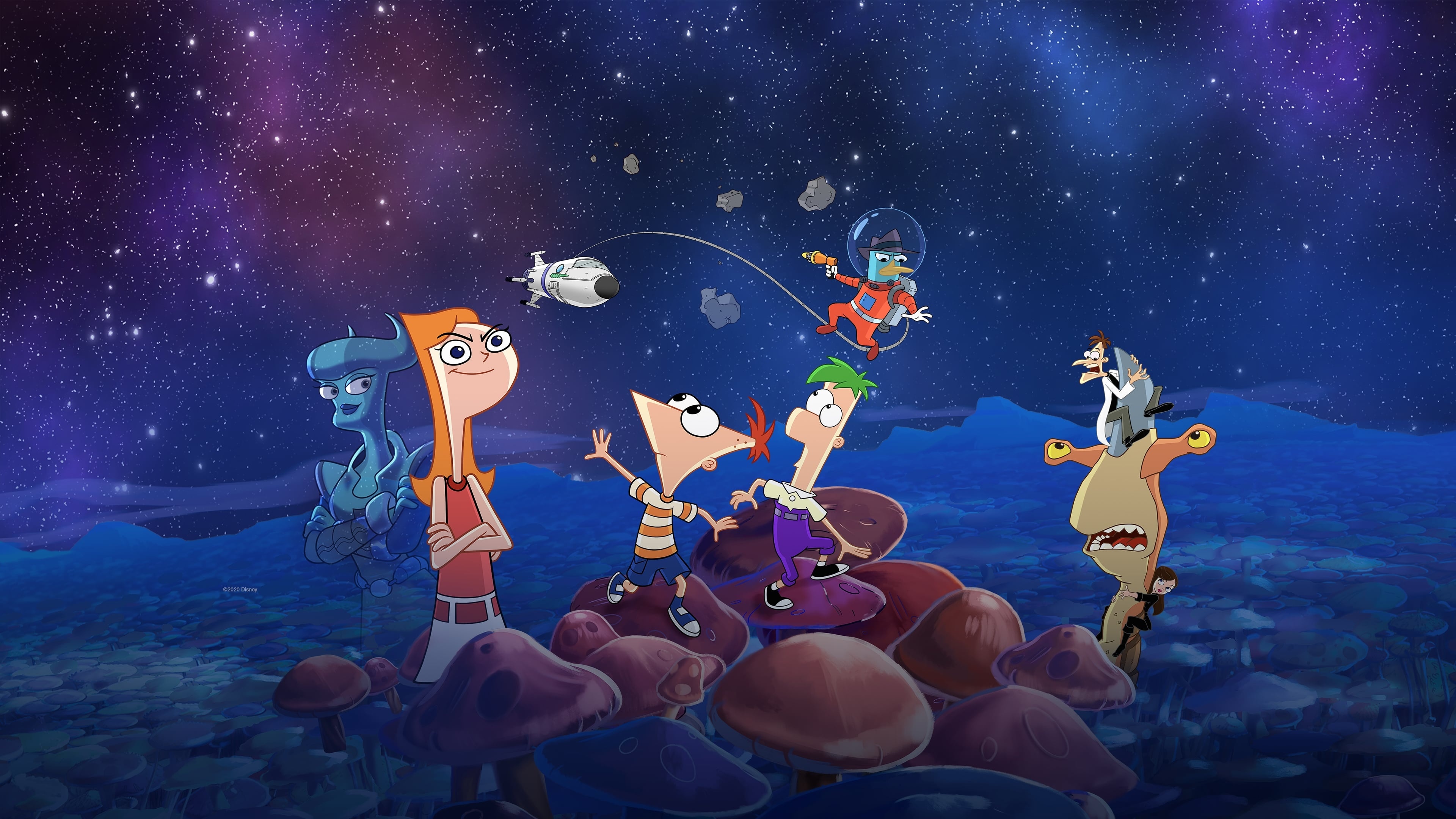 Phineas and Ferb, Candace Against the Universe, Backdrops, Movie, 3840x2160 4K Desktop