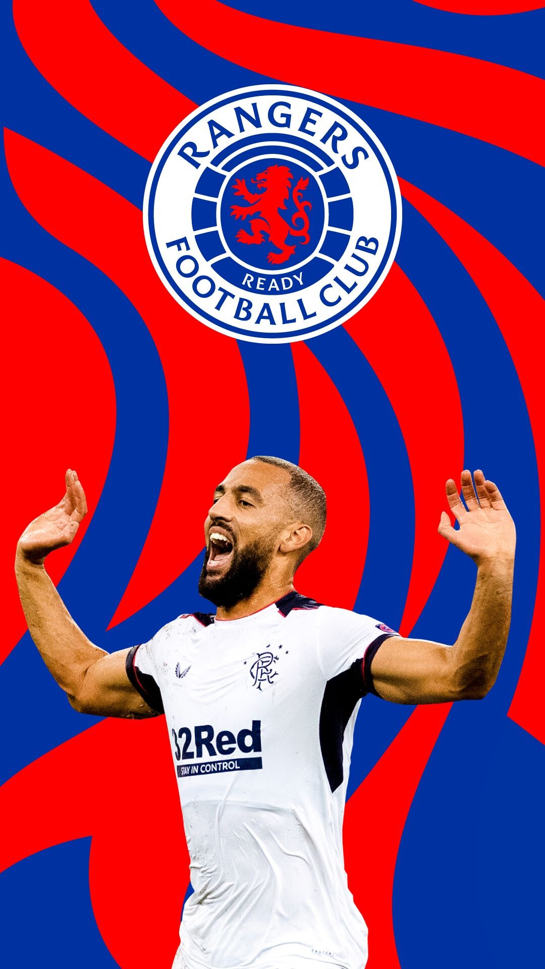 Rangers F.C.: The first club in the world to win more than fifty national league titles. 1080x1920 Full HD Background.
