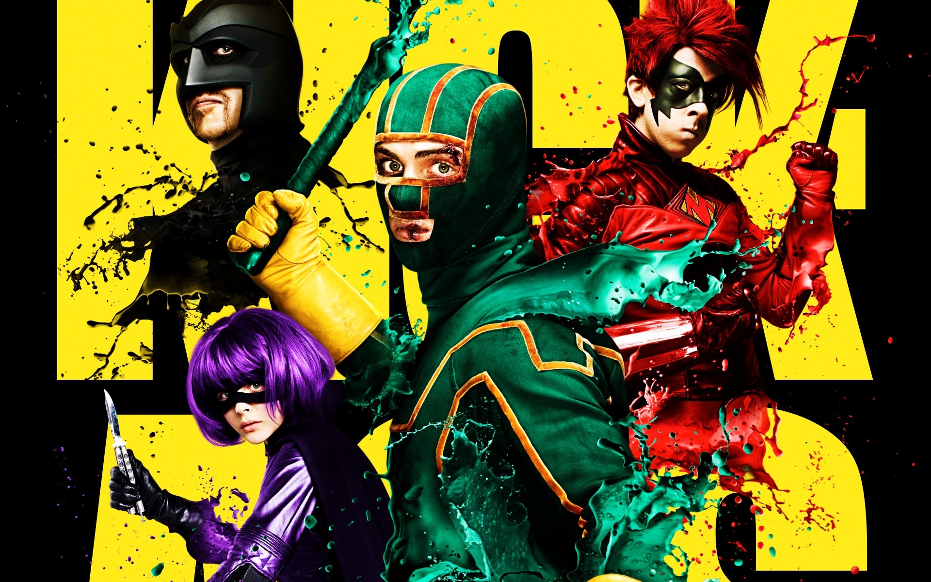 Kick-Ass: Based on the comic book of the same name by Mark Millar and John Romita, Jr. 1920x1200 HD Background.
