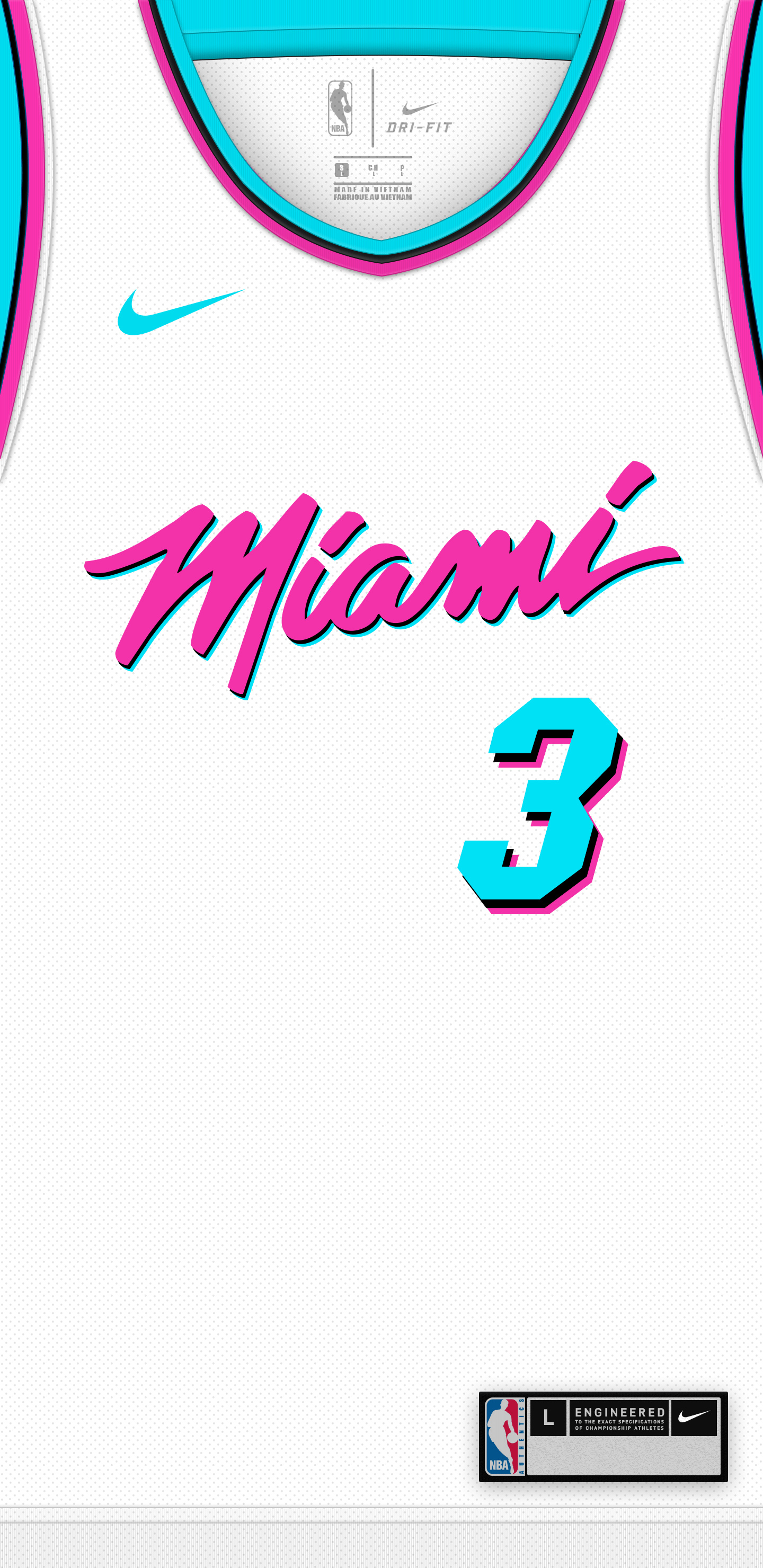 Miami Heat: The team have lost the 2020 NBA Finals to the Los Angeles Lakers. 1440x2960 HD Background.