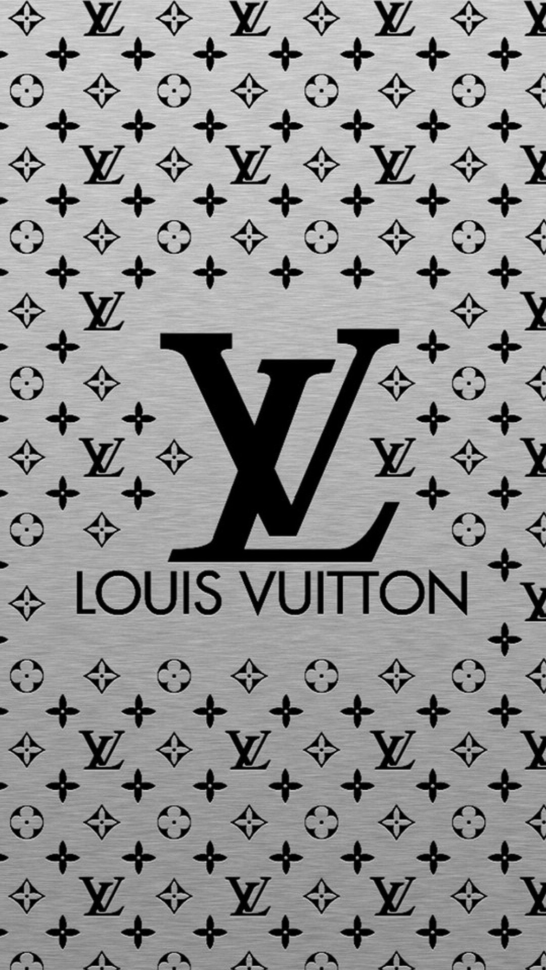 Louis Vuitton: The brand released the Damier Graphite canvas in 2008. 1080x1920 Full HD Background.