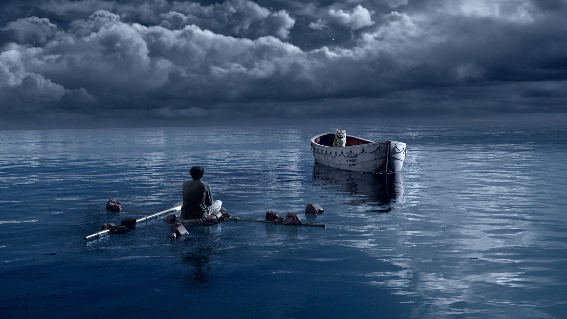 Life of Pi: One of the most unique and visually appealing movies of the past decade, Produced by Gil Netter and Ang Lee. 1920x1080 Full HD Wallpaper.