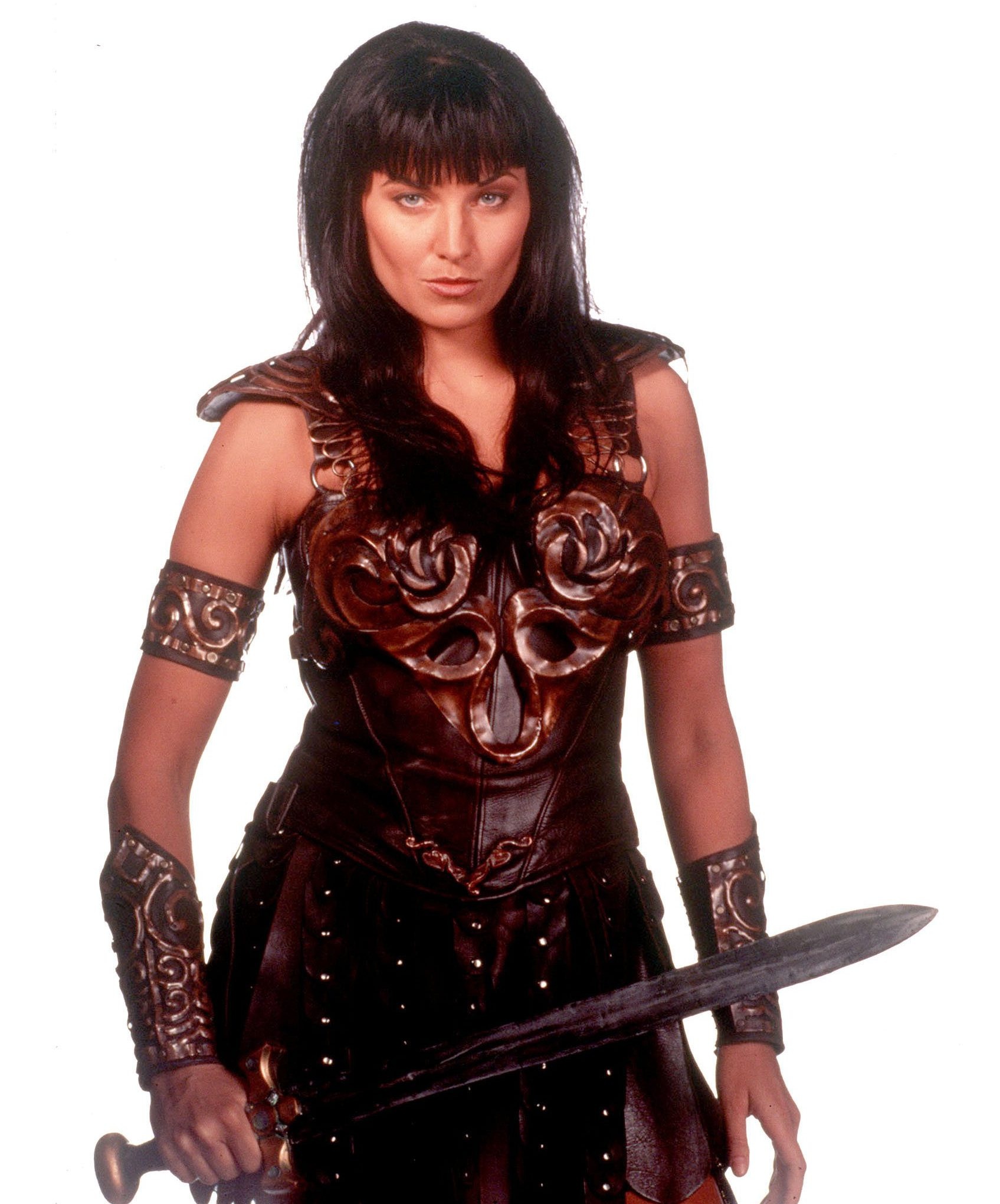 Xena: Warrior Princess (TV Series): A formidable tactician, inspirational leader, and strategic thinker. 1700x2050 HD Background.