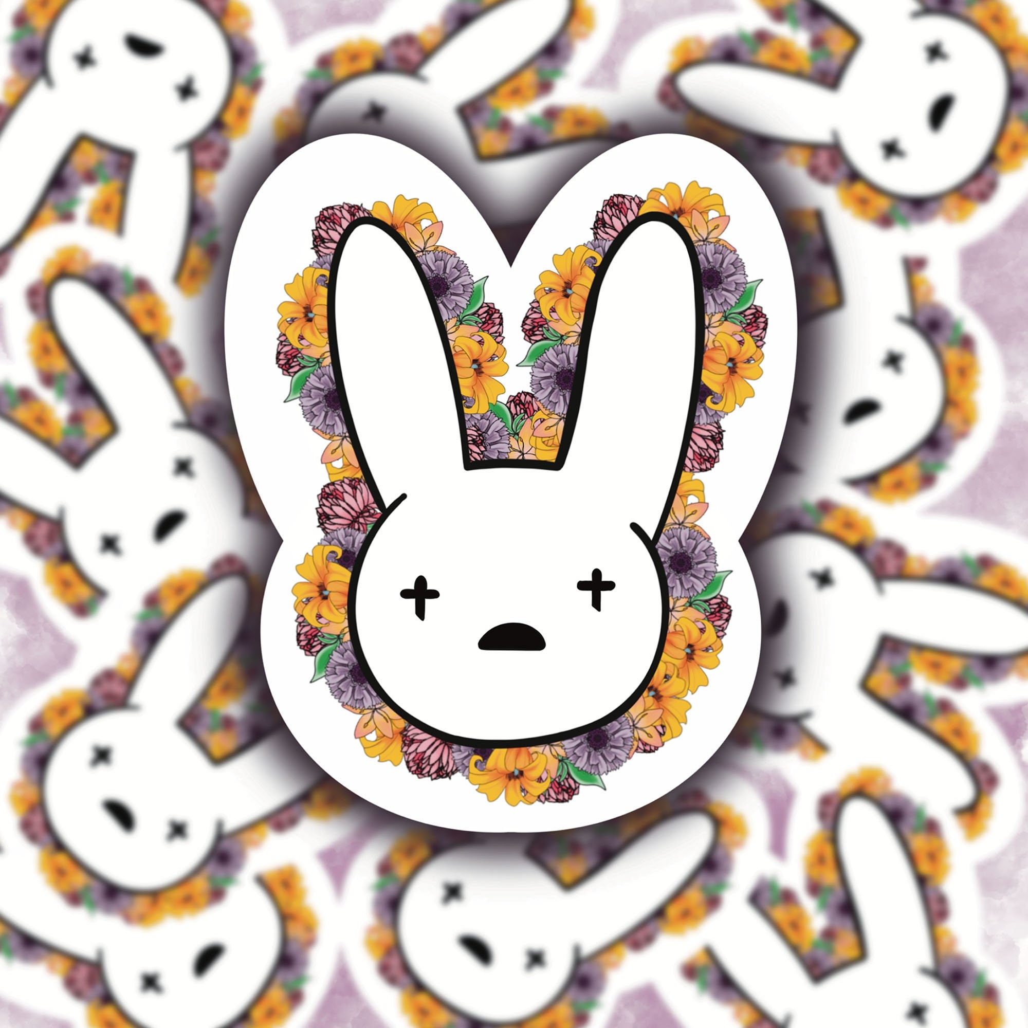 Bad Bunny, Logo wallpapers, Stylish design, Unique branding, 2000x2000 HD Phone