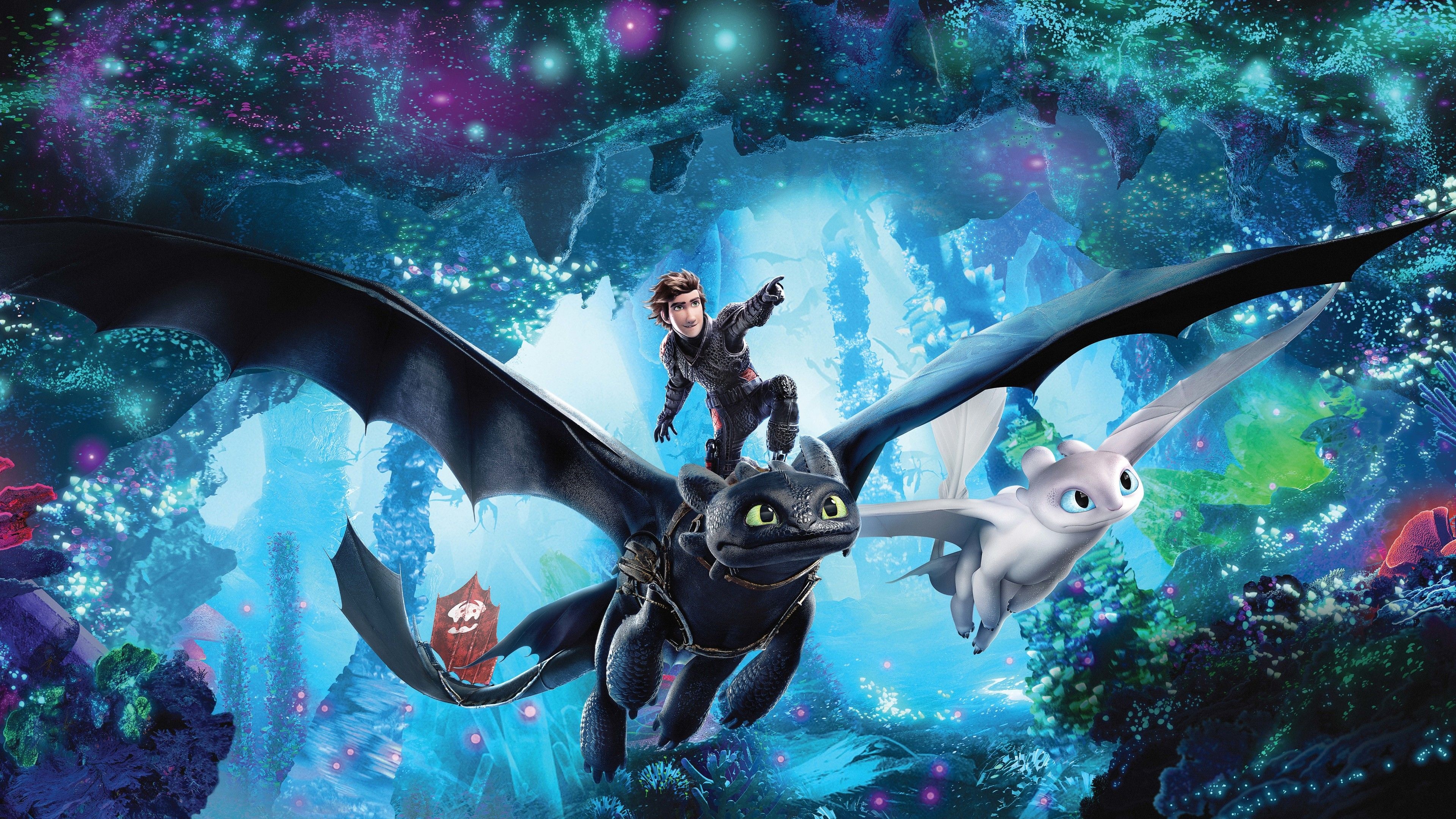 How to Train Your Dragon: The Hidden World, Posters, Wallpapers, 3840x2160 4K Desktop