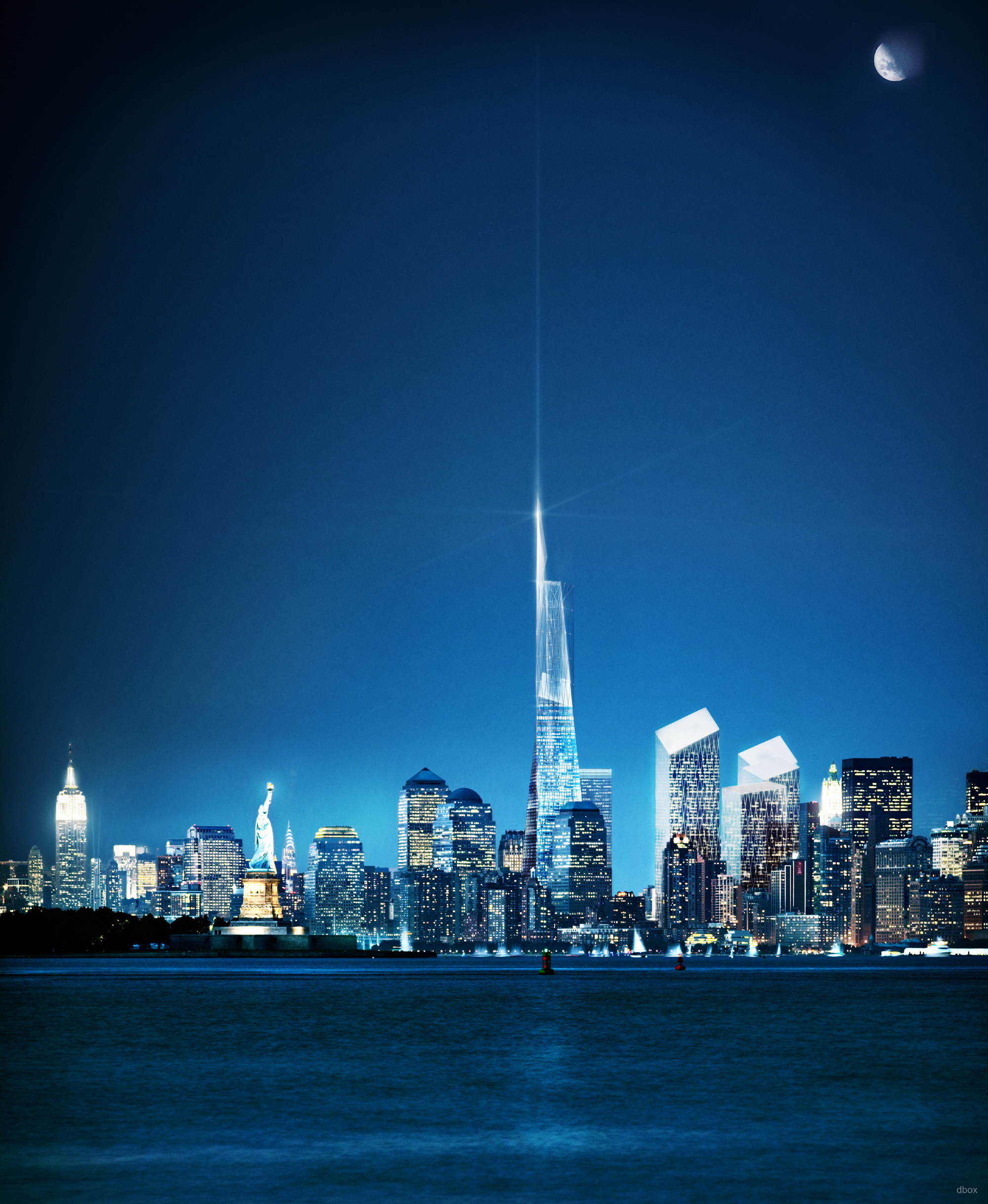 Majestätischer Freedom Tower als Hintergrundbild, 2000x2440 HD Handy