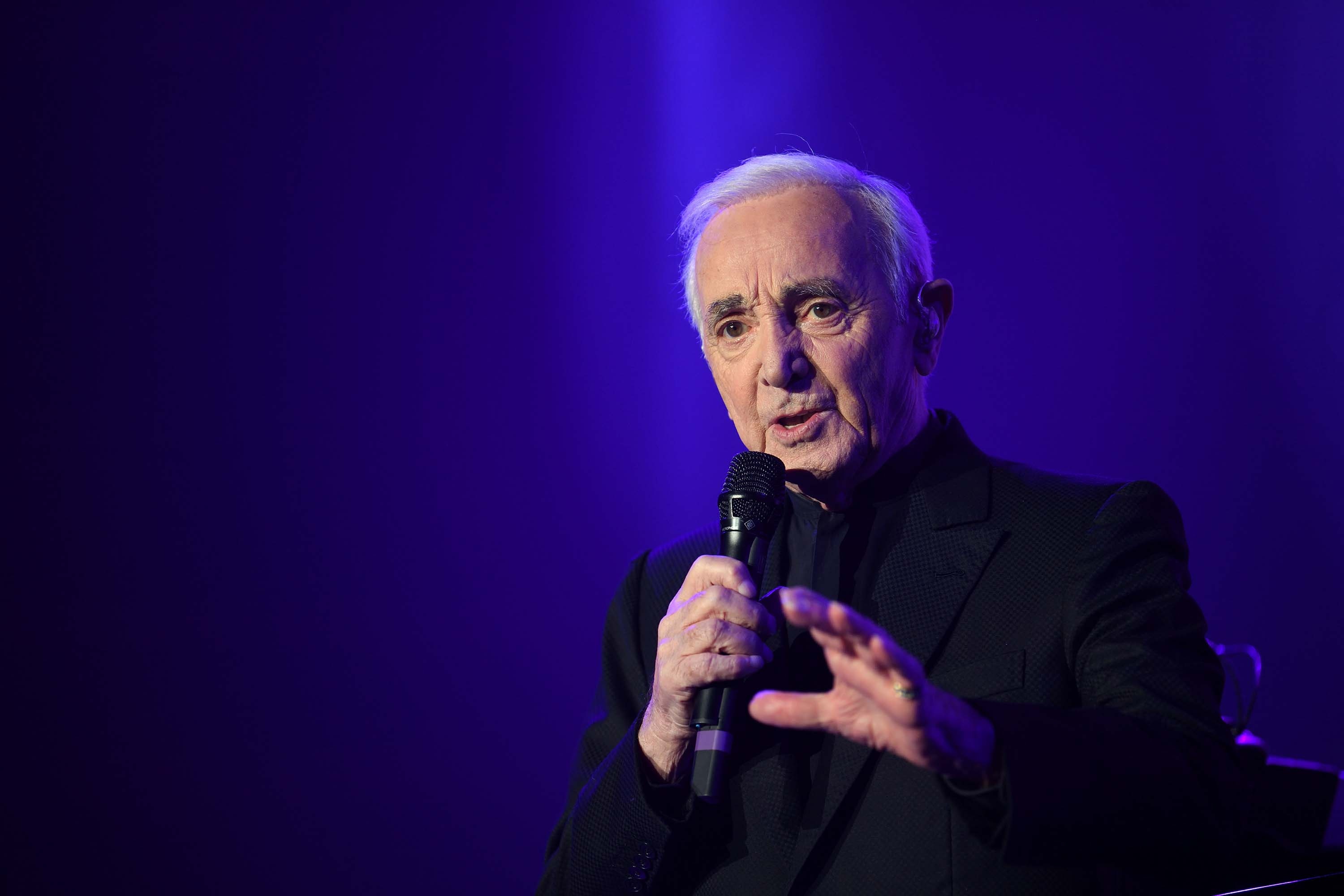 Charles Aznavour, Distinguished artist, Global recognition, 3000x2000 HD Desktop