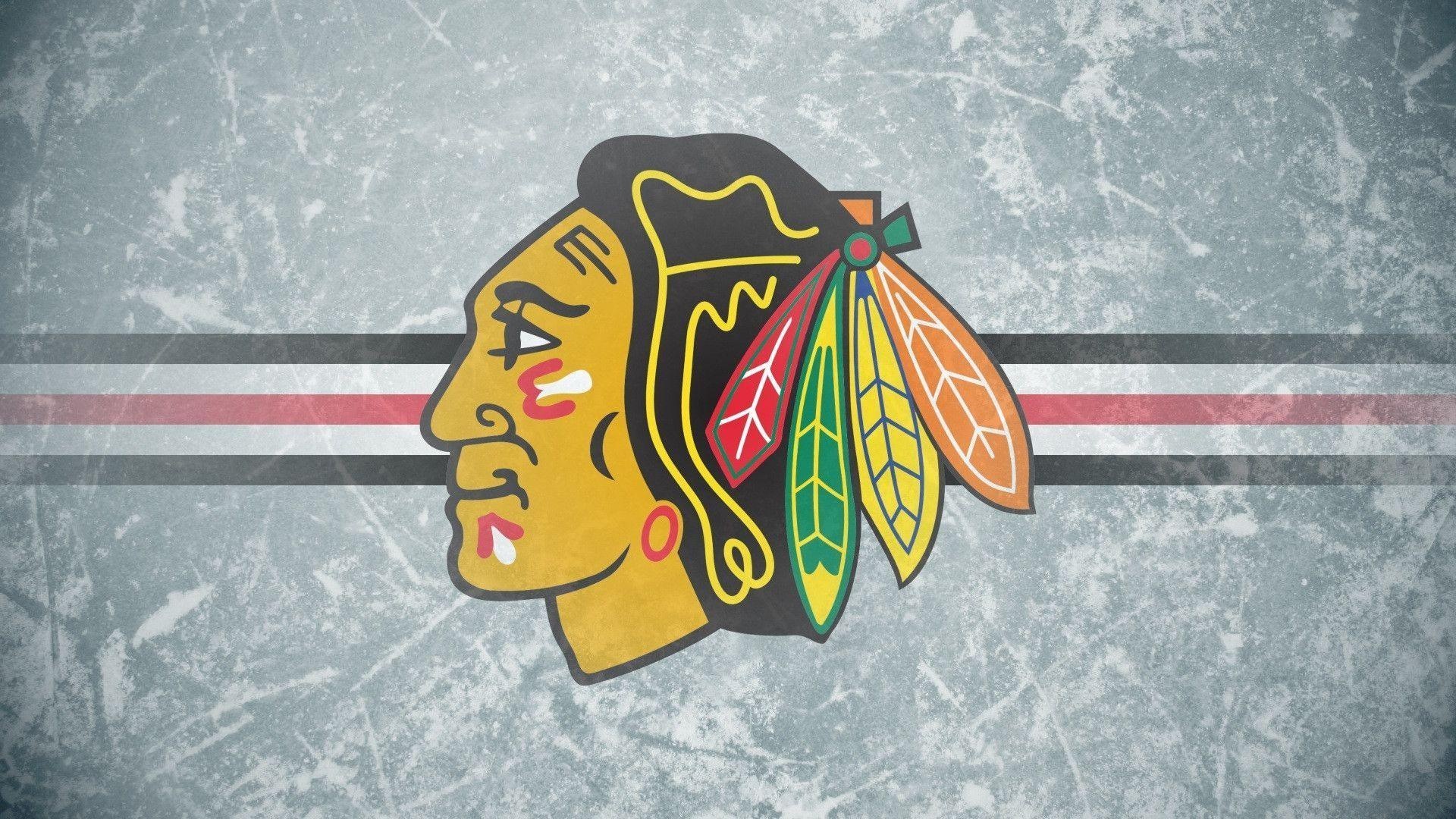 Chicago Blackhawks: A Major League hockey team based in Chicago, IL playing in the National Hockey League from 1926 to 2023. 1920x1080 Full HD Wallpaper.