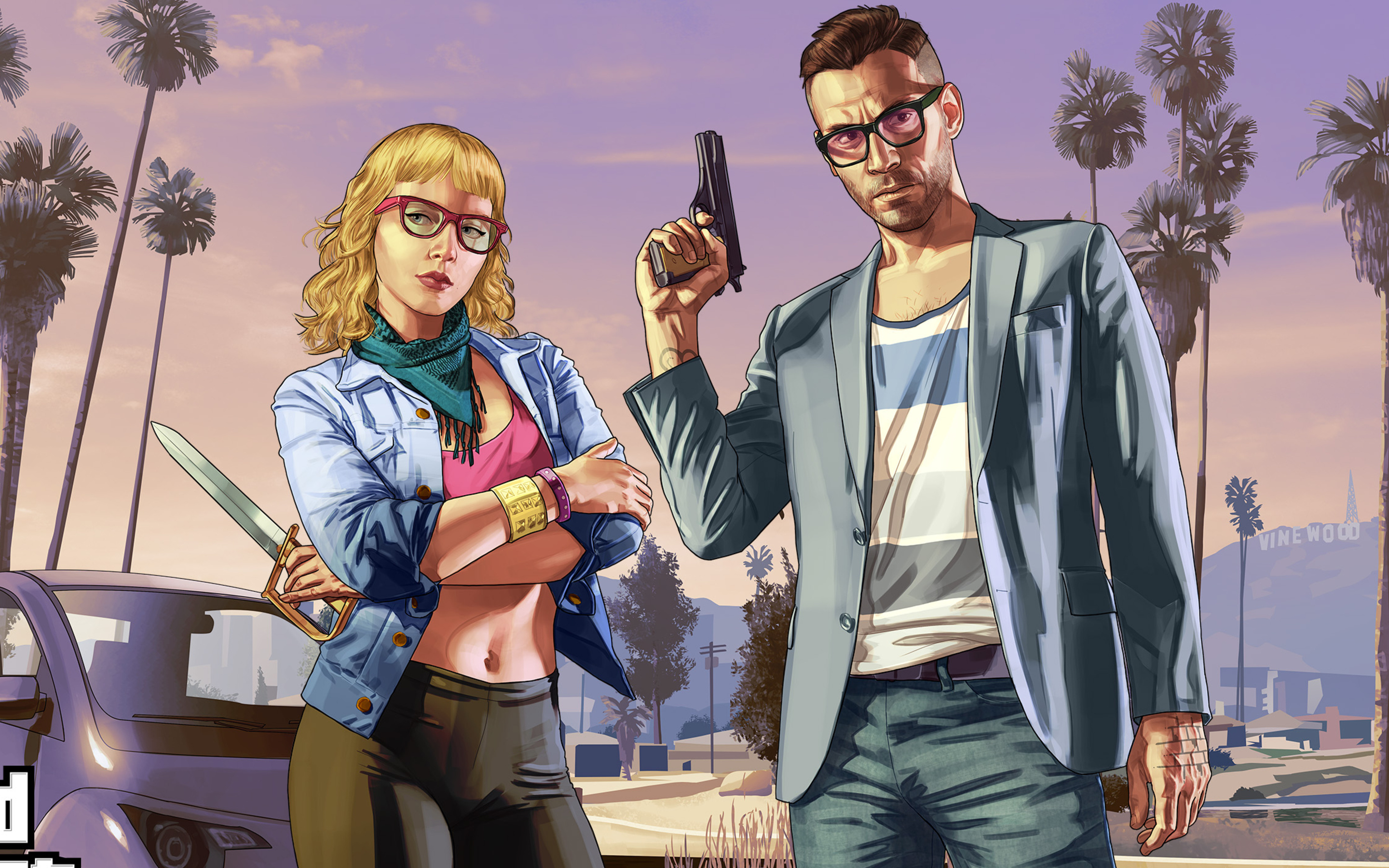 GTA VI, Grand Theft Auto Wallpaper, 2880x1800 HD Desktop