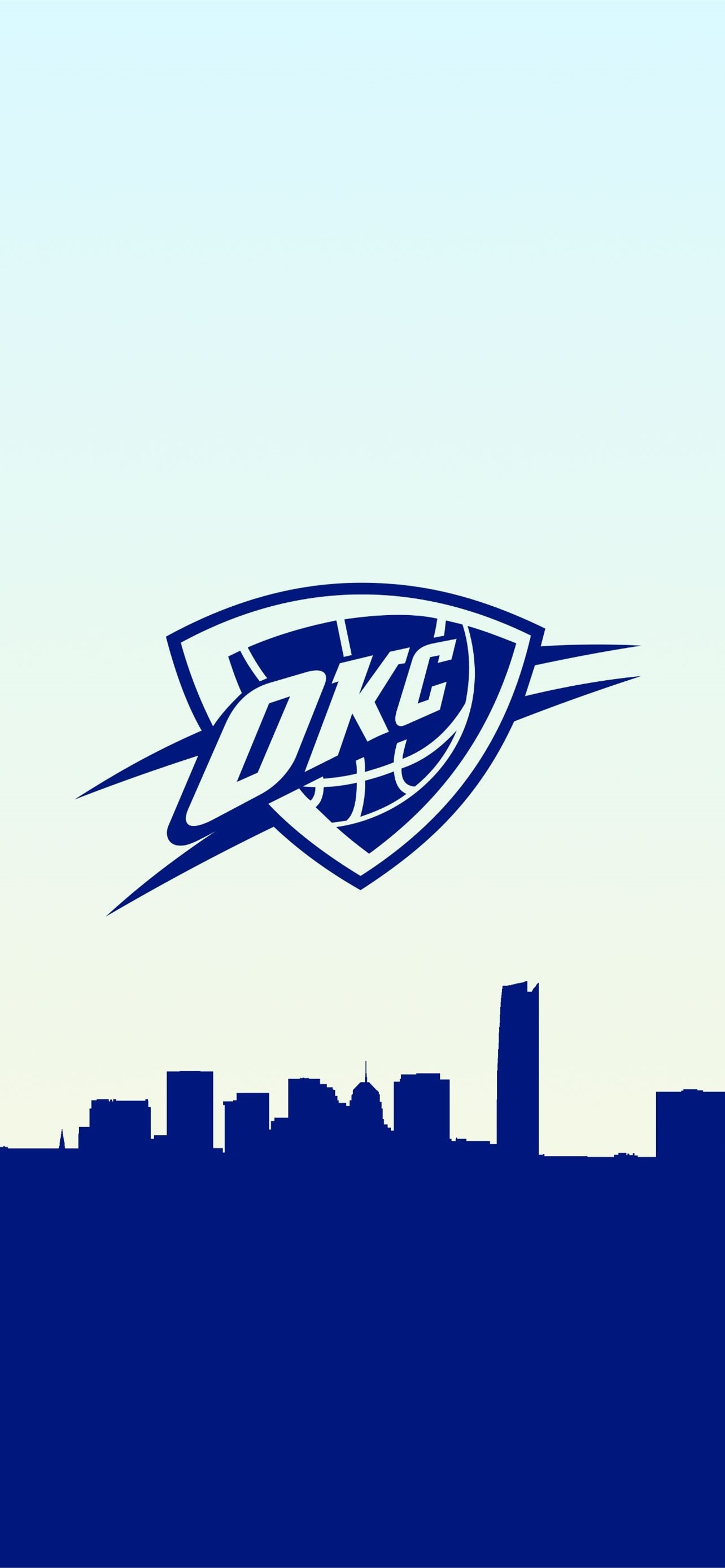 Oklahoma City Thunder, HD wallpapers, iPhone, Sports team, 1290x2780 HD Phone