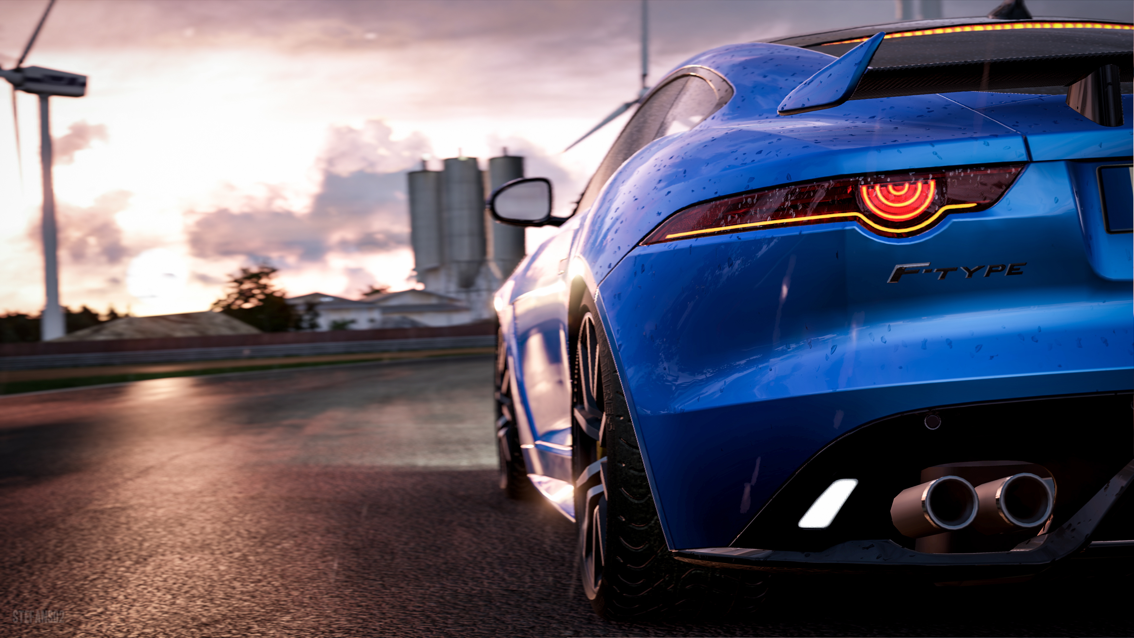 Jaguar F-TYPE, Project Cars 2, HD games, Virtual racing, 3840x2160 4K Desktop