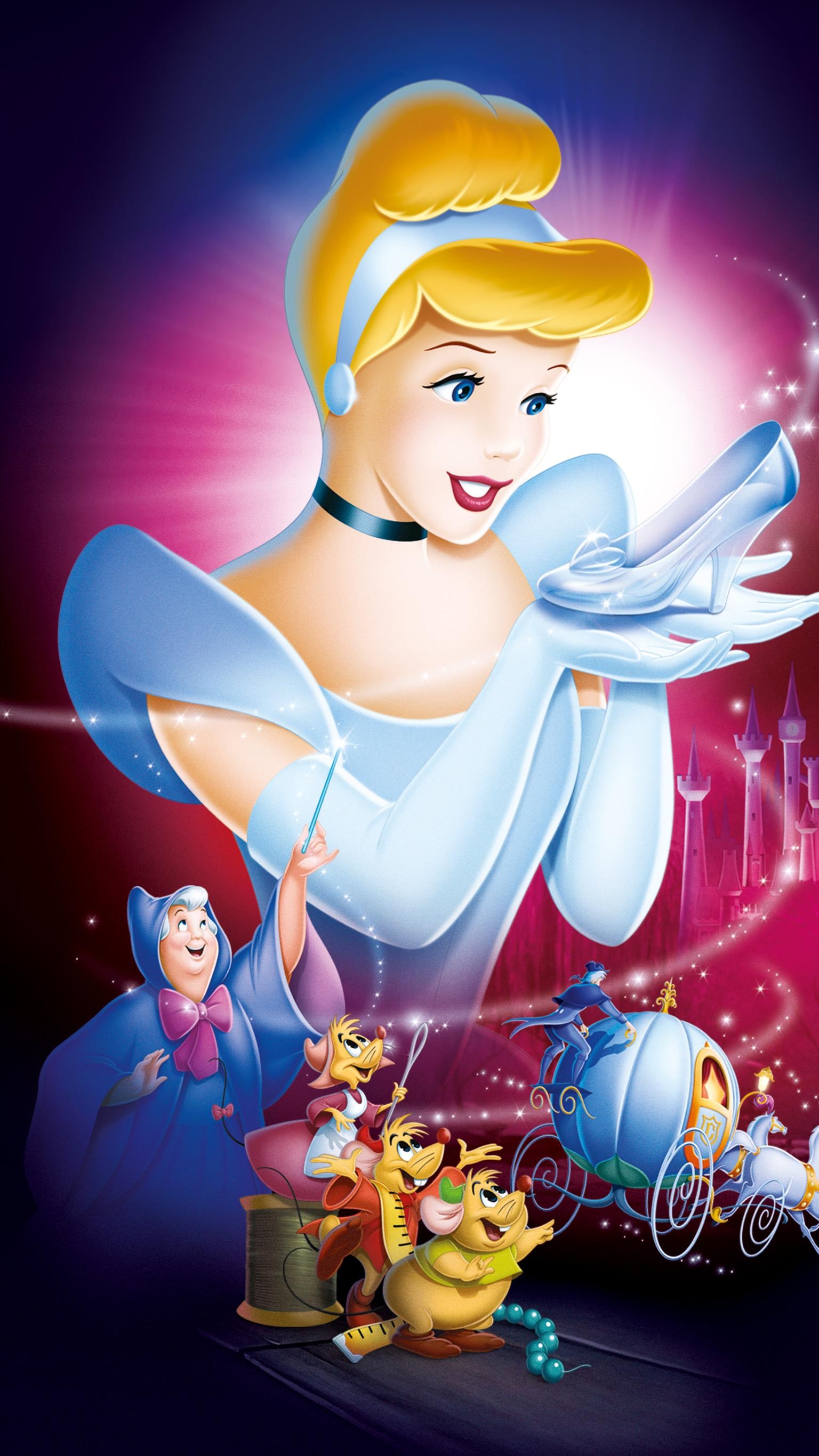 Cinderella, 4K HD, Backgrounds, 1540x2740 HD Handy