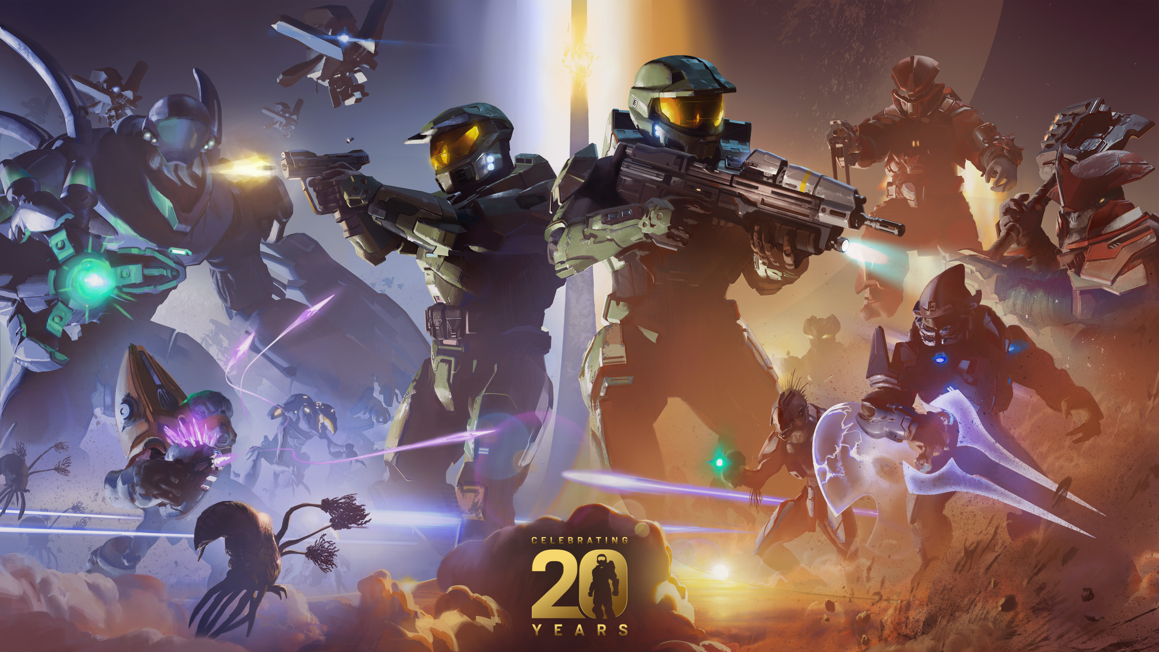 Arbiter, 20 years of Xbox Halo, Mikael Aguirre's artwork, Halo's impact, 3840x2160 4K Desktop