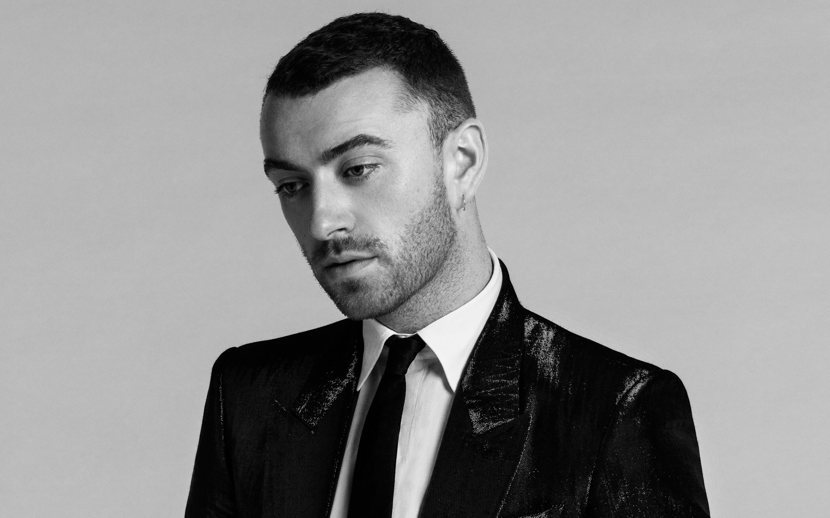 Sam Smith: Monochrome, "Stay with Me" impacted Adult Contemporary radio in the United States on 14 April 2014. 2880x1800 HD Background.