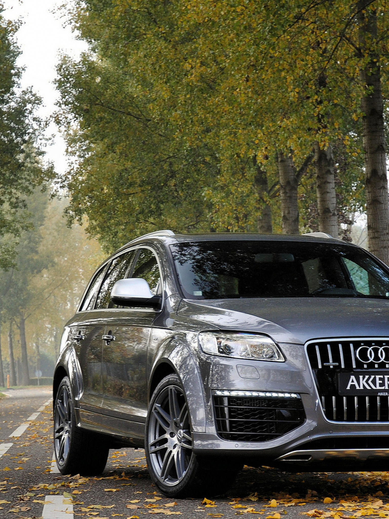 Audi Q7, Grey Metallic, Q7 Gray, Wallpaper, 1540x2050 HD Phone
