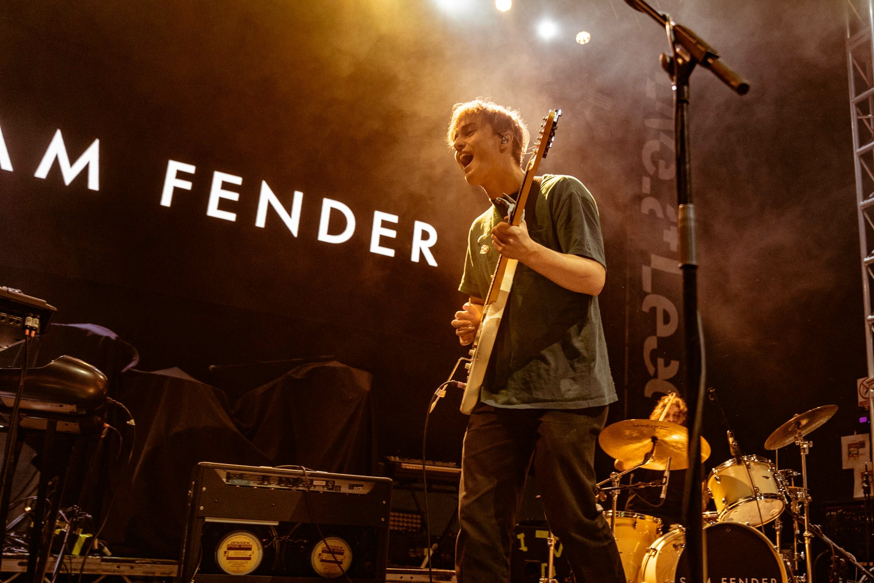 Sam Fender: Known for the high tenor voice and thick Geordie accent, Live At Leeds 2019. 3000x2000 HD Wallpaper.
