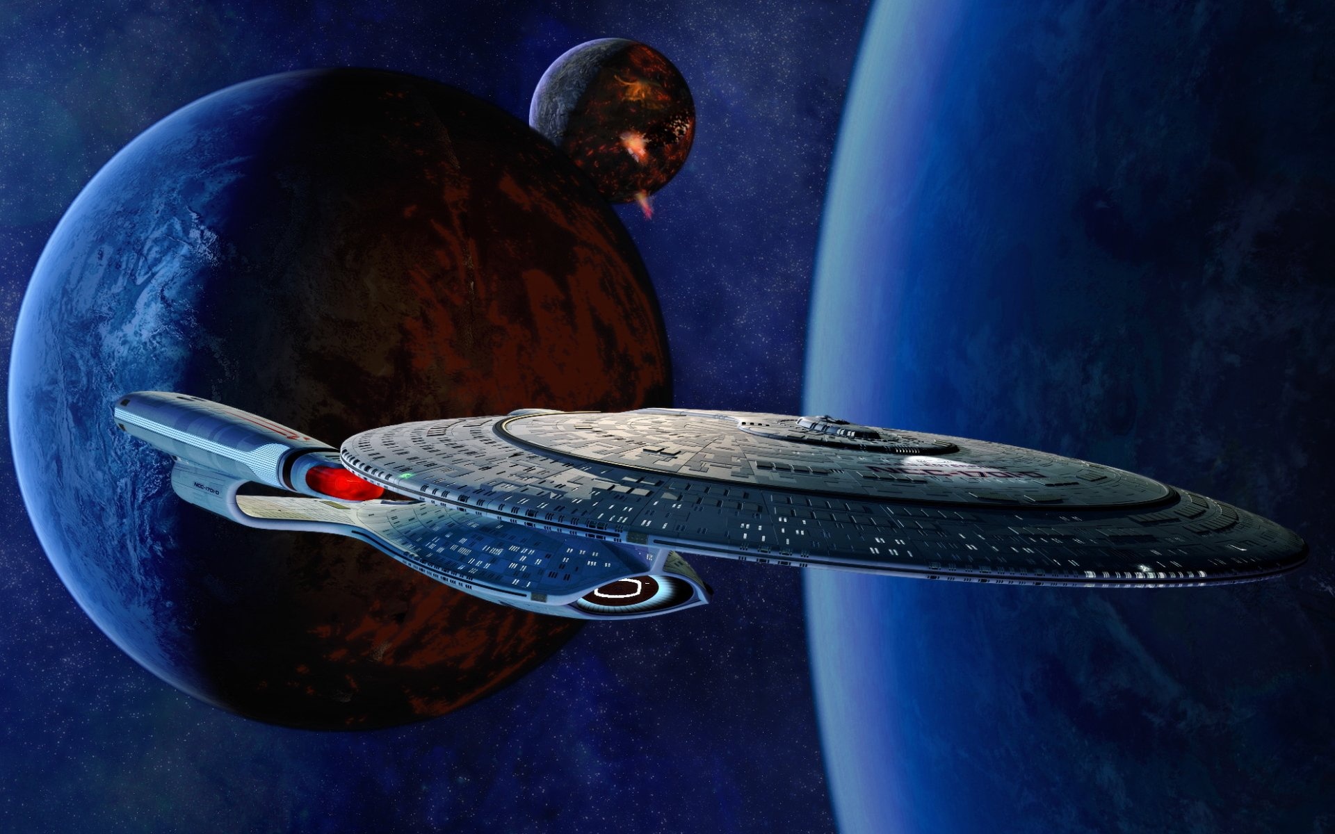 Star Trek ships, Next Generation, HD wallpapers, Starfleet vessel, 1920x1200 HD Desktop
