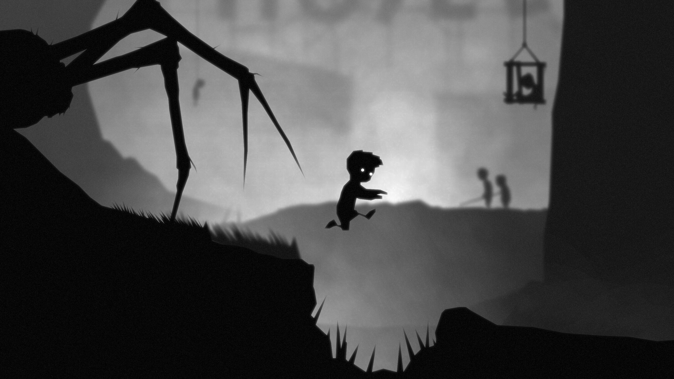 Limbo: Based on its aesthetics, reviewers classified the game as an example of video games as an art form. 2560x1440 HD Background.