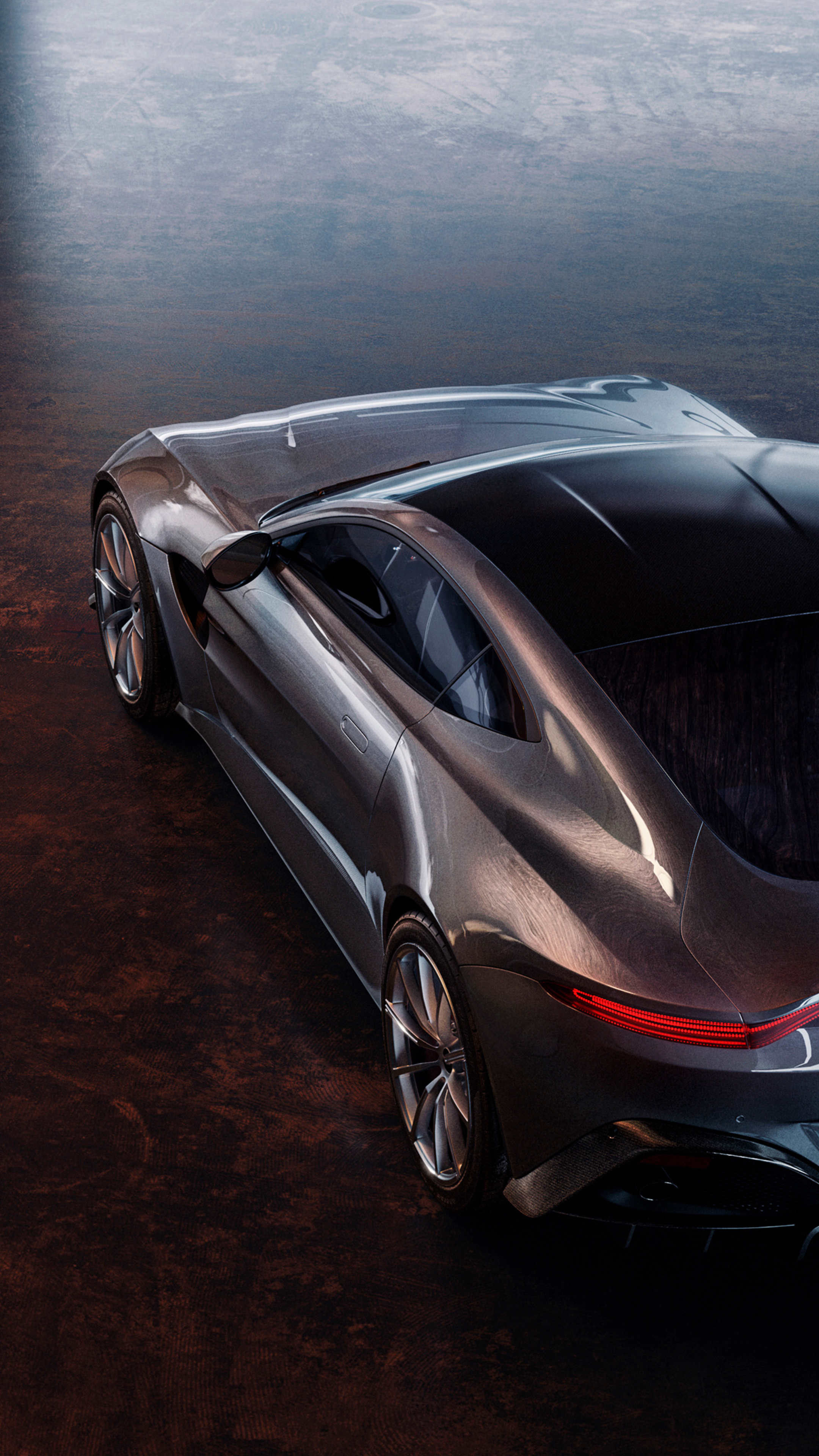 Aston Martin Vantage, Upper view magnificence, Xperia XZ wallpapers, Premium 4K images, 2160x3840 4K Handy
