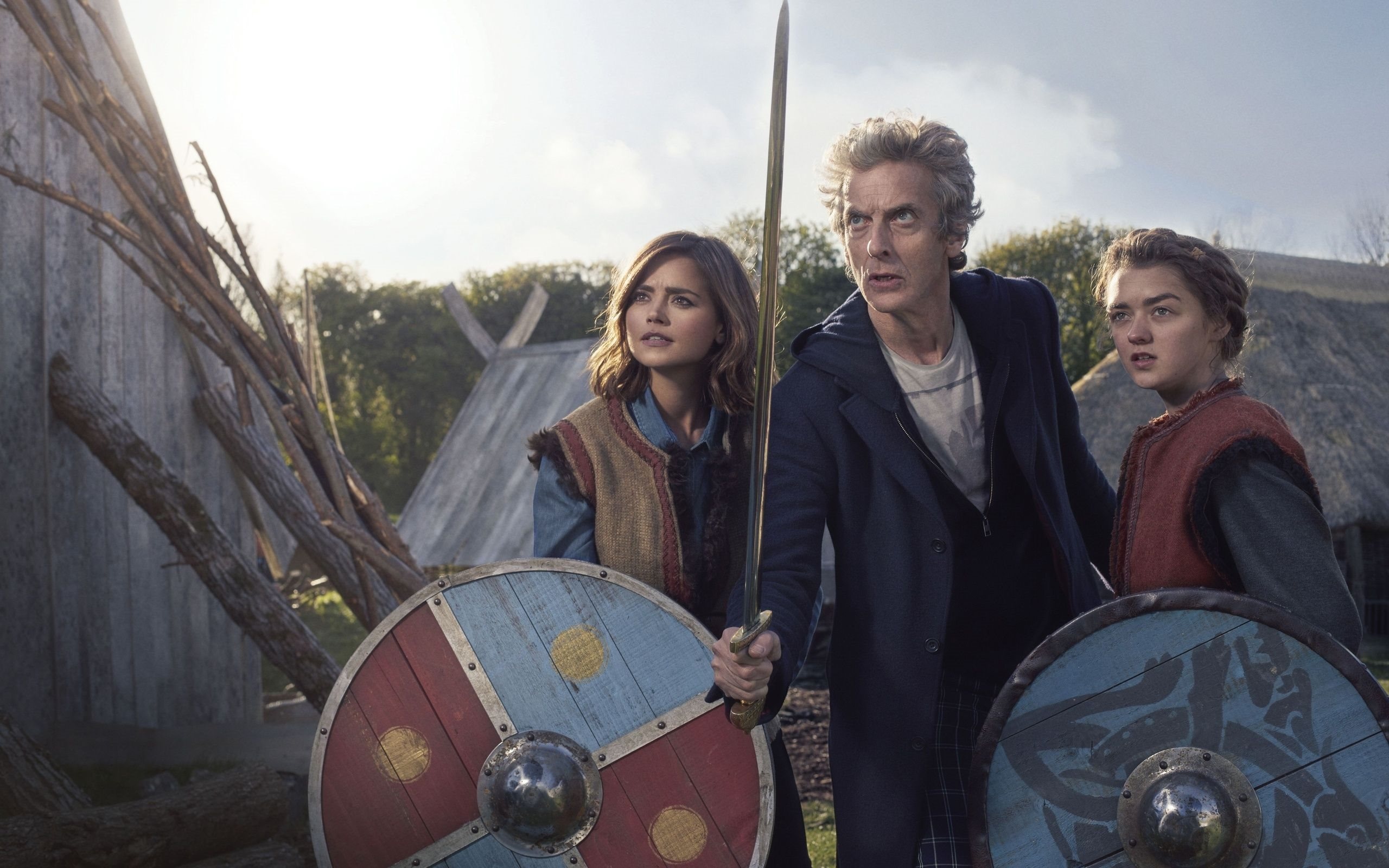 Peter Capaldi, Doctor Who, Series, Jenna Coleman, 2560x1600 HD Desktop
