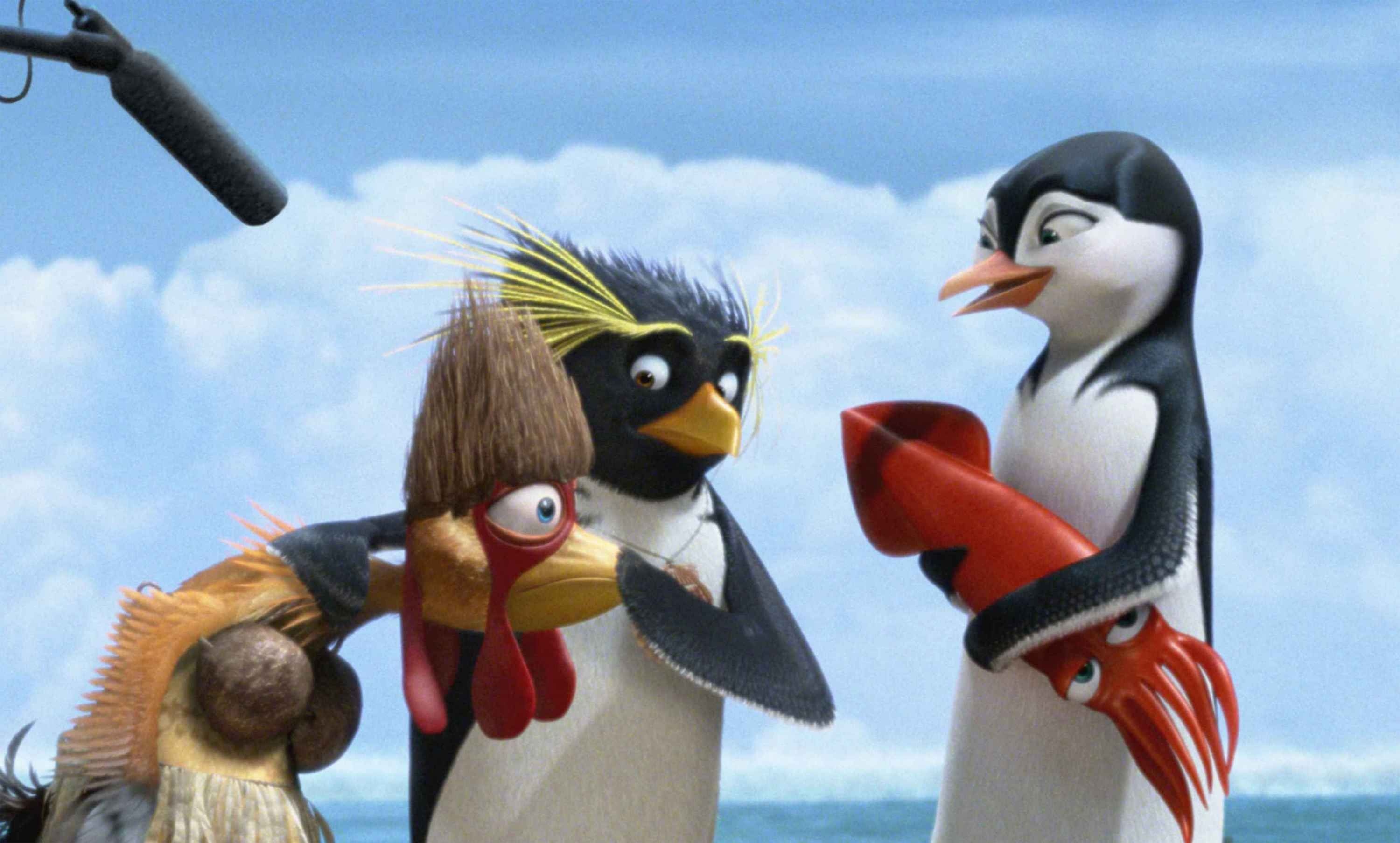 Surf's Up Animation, Favorite Kids Movie, Surfer Penguins, Engaging Fun, 3000x1810 HD Desktop