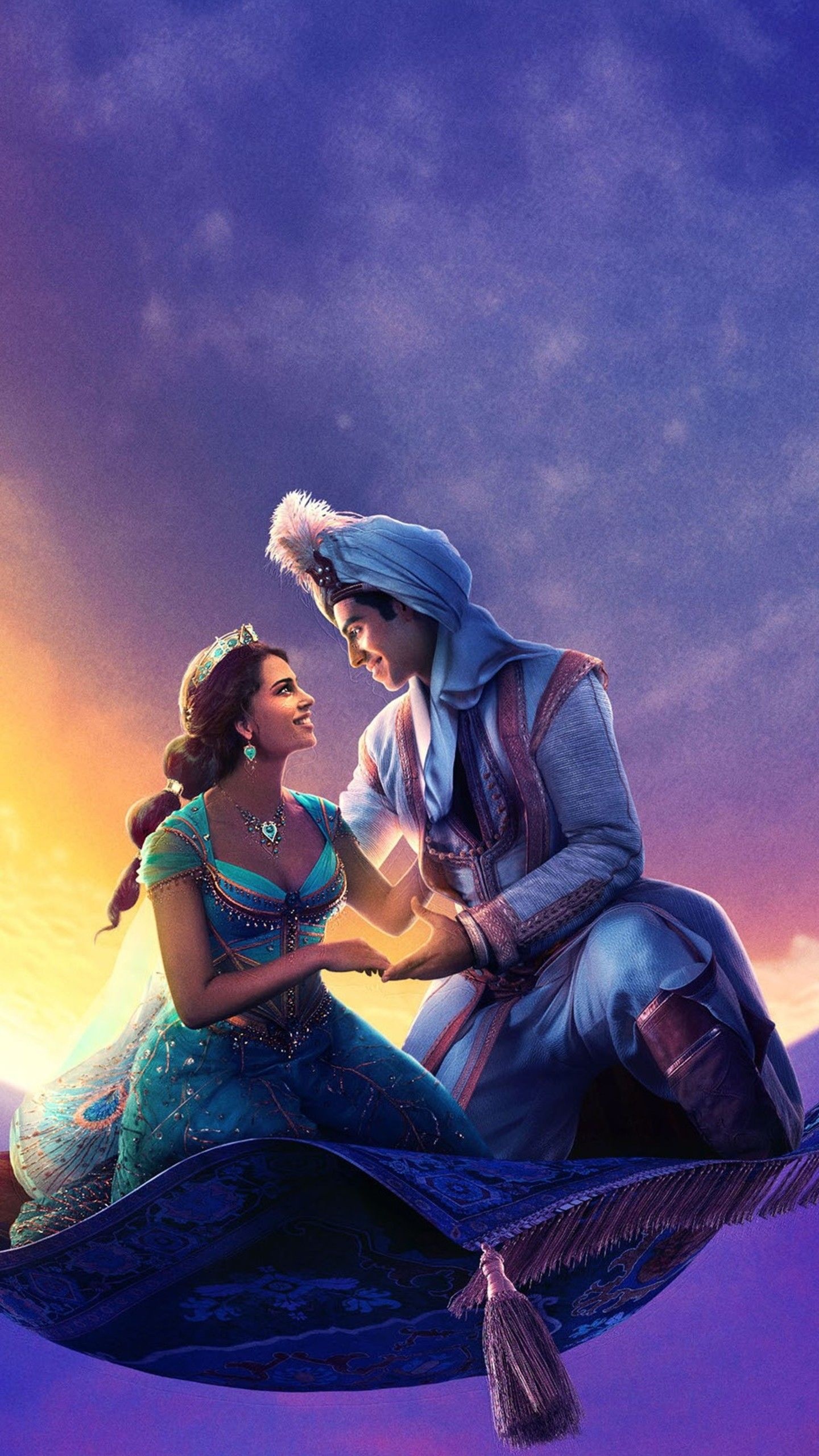 Aladdin review, Walt Disney Pictures, Will Smith, Genie, 1440x2560 HD Phone