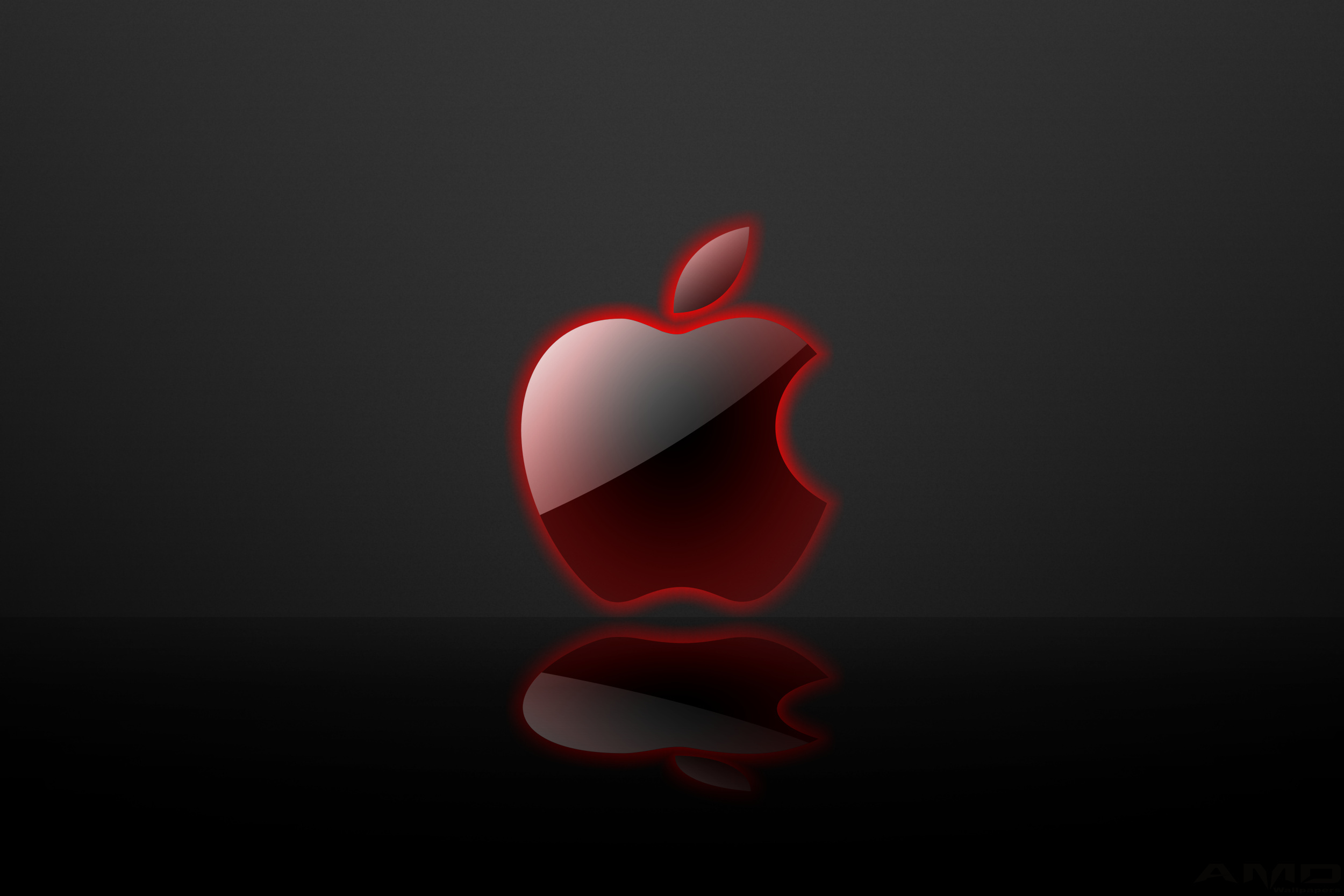 Glass apple, Reflective beauty, Transparent elegance, Crystal-clear imagery, 2500x1670 HD Desktop