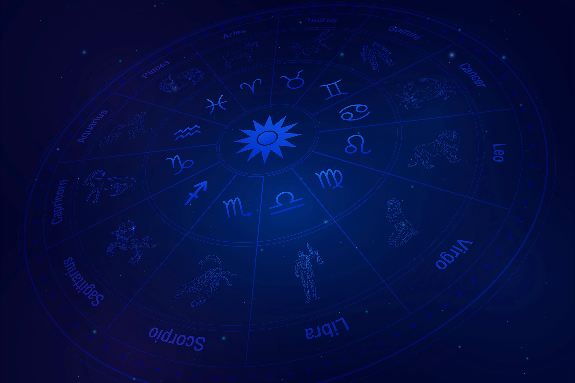 Zodiac earth signs, Taurus, Virgo, Capricorn, 2000x1340 HD Desktop