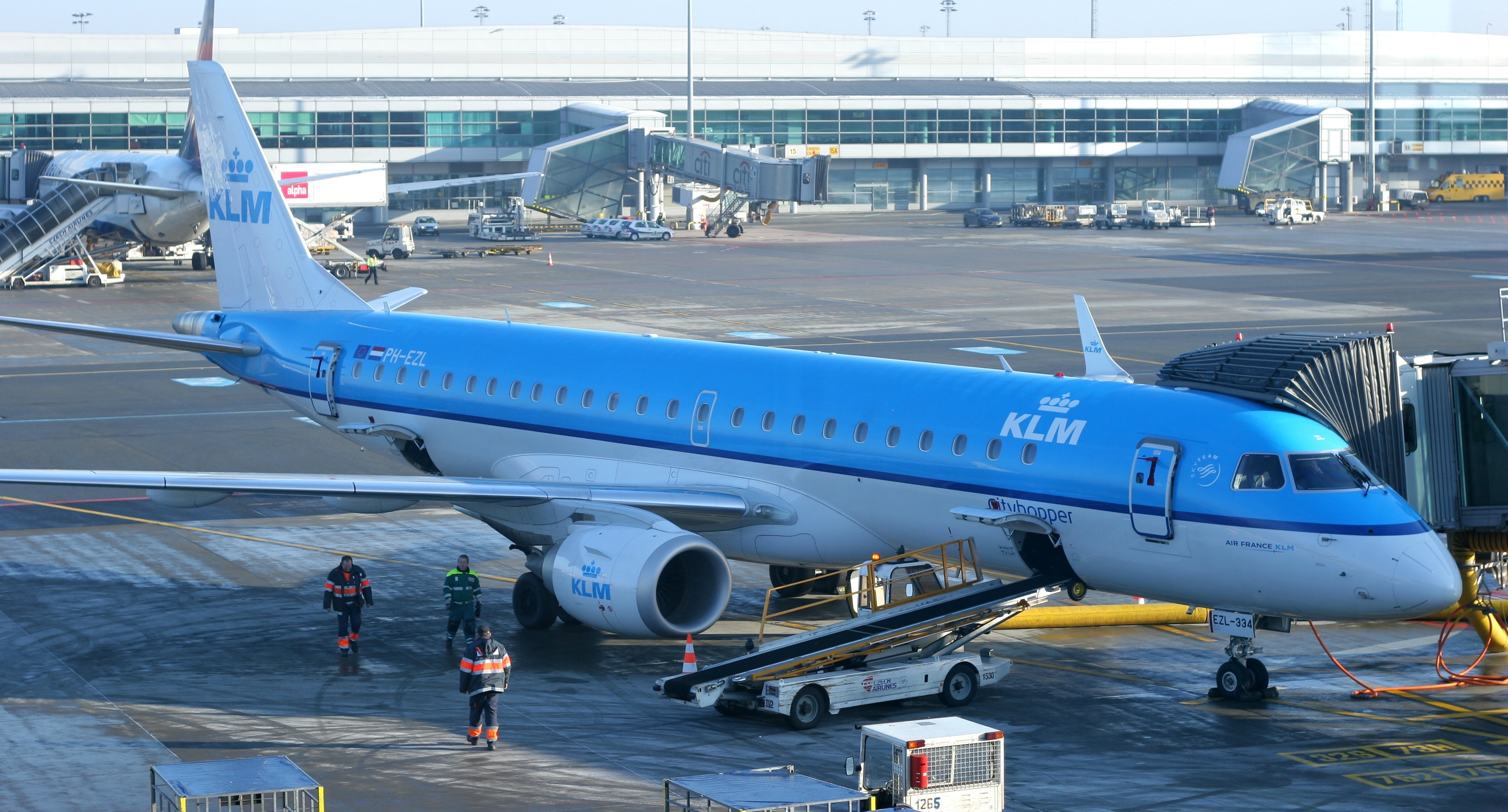 Embraer 190, Travels, KLM, E190, 3510x1890 HD Desktop