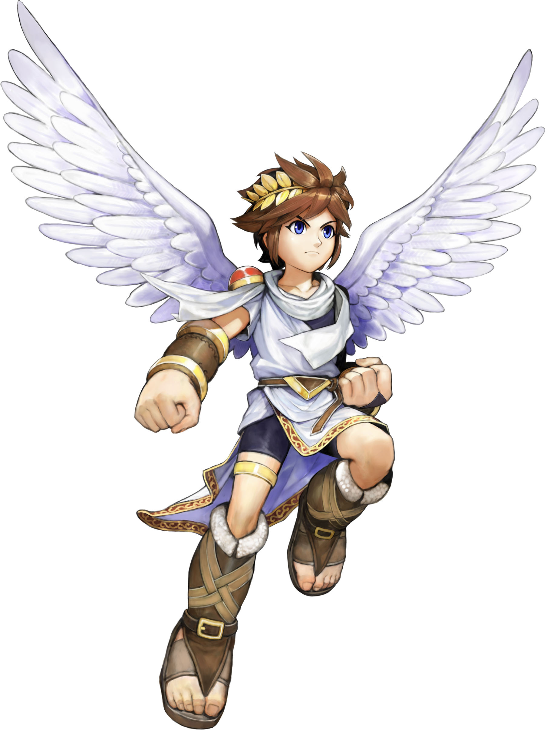 Pit from Kid Icarus, Heroic protagonist, Courageous warrior, Legendary quest, 1840x2450 HD Phone