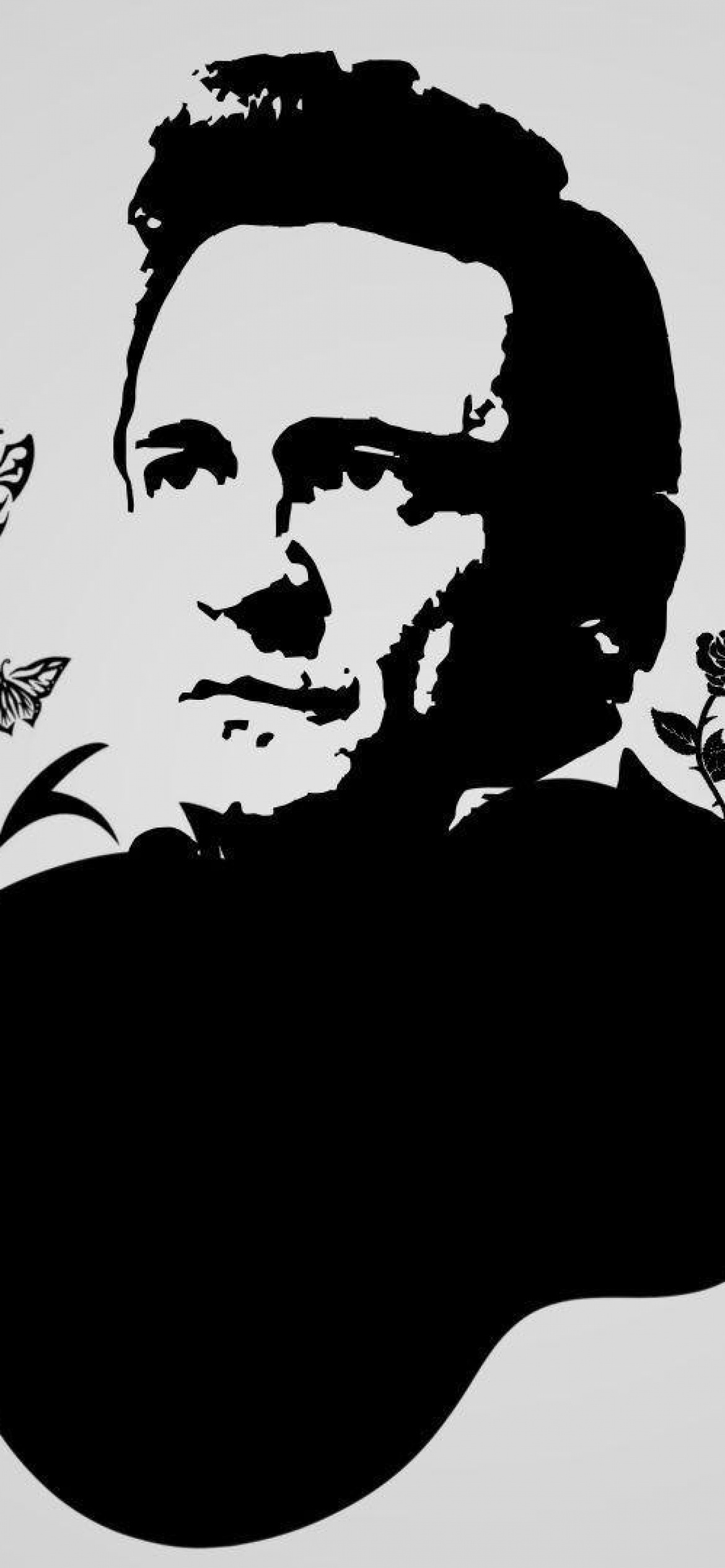 Johnny Cash Music, Desktop Backgrounds, Free Download, Wallpaper, 1170x2540 HD Phone