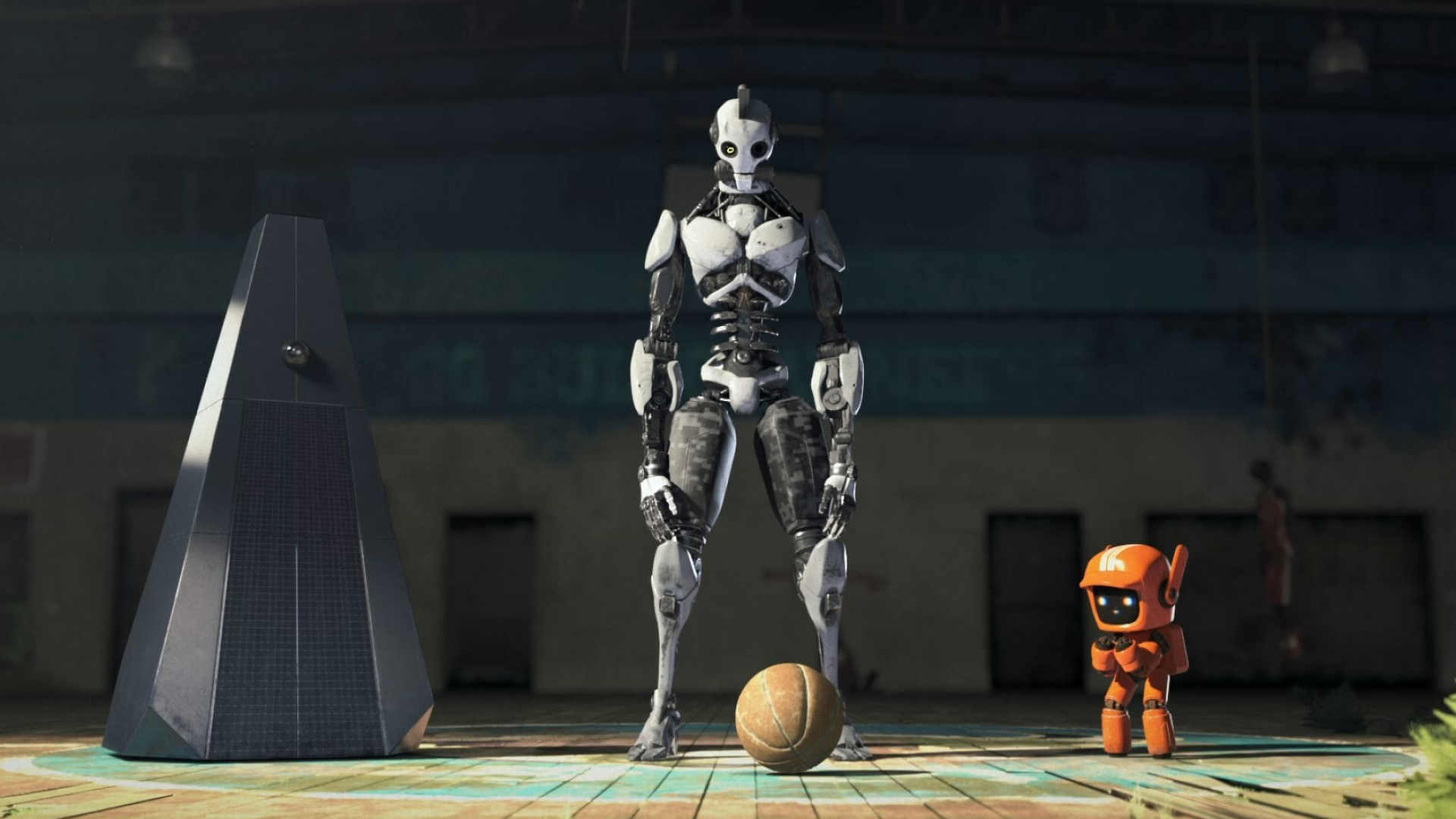 Love, Death and Robots: K-VRC, XBOT 4000 and 11-45-G, Three Robots, the second episode of the first volume. 1920x1080 Full HD Wallpaper.