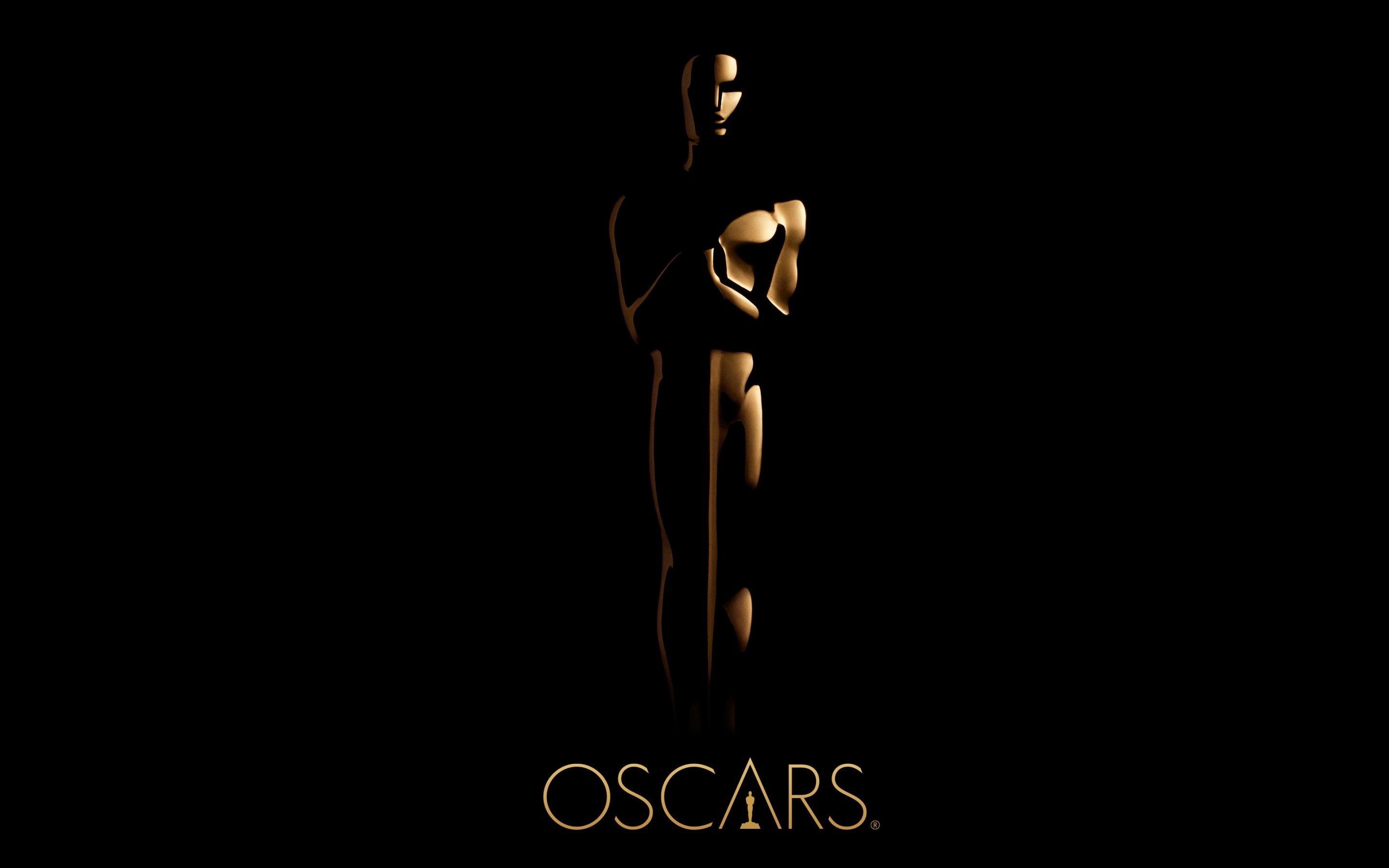 Oscars goldene Statue, Schwarzer Hintergrund, Academy Awards, Monitor, 2880x1800 HD Desktop