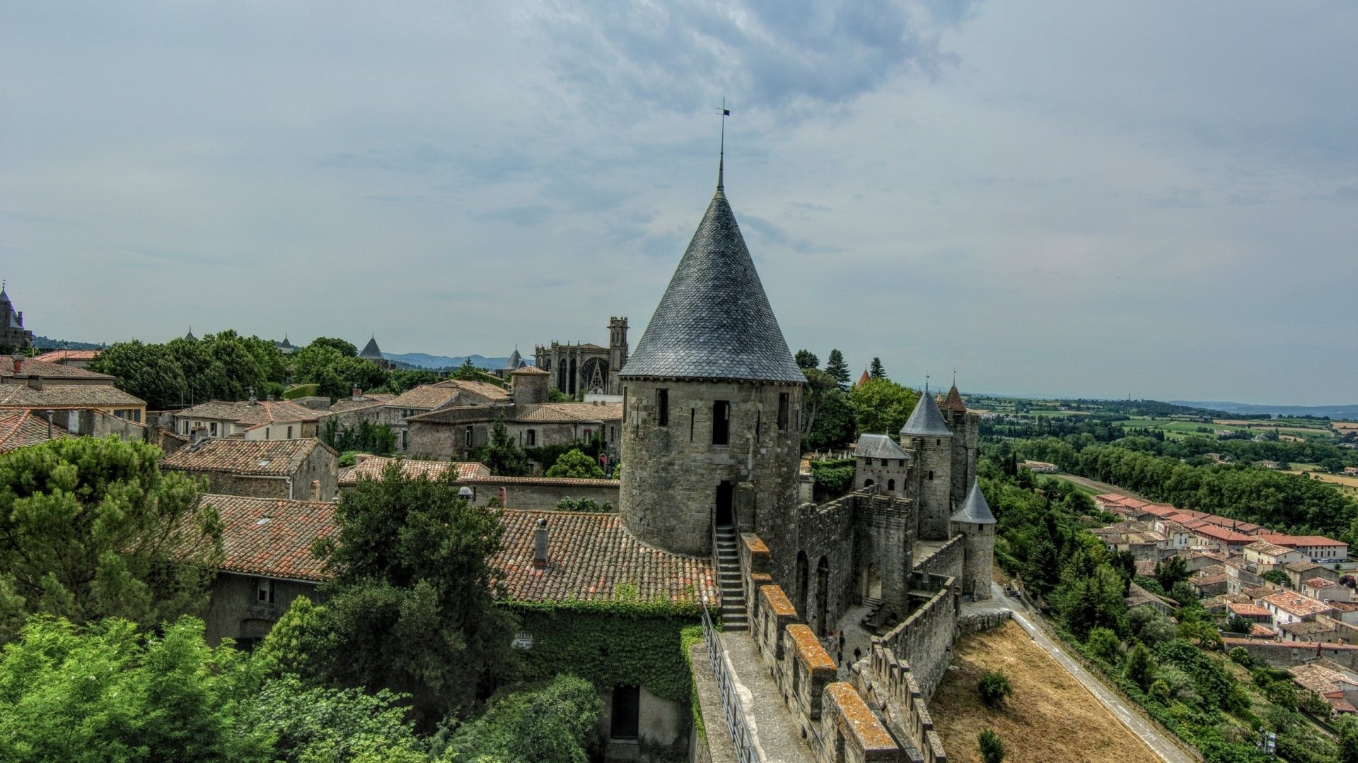 Carcassonne, HD wallpaper, Background image, 2560x1440, 1920x1080 Full HD Desktop
