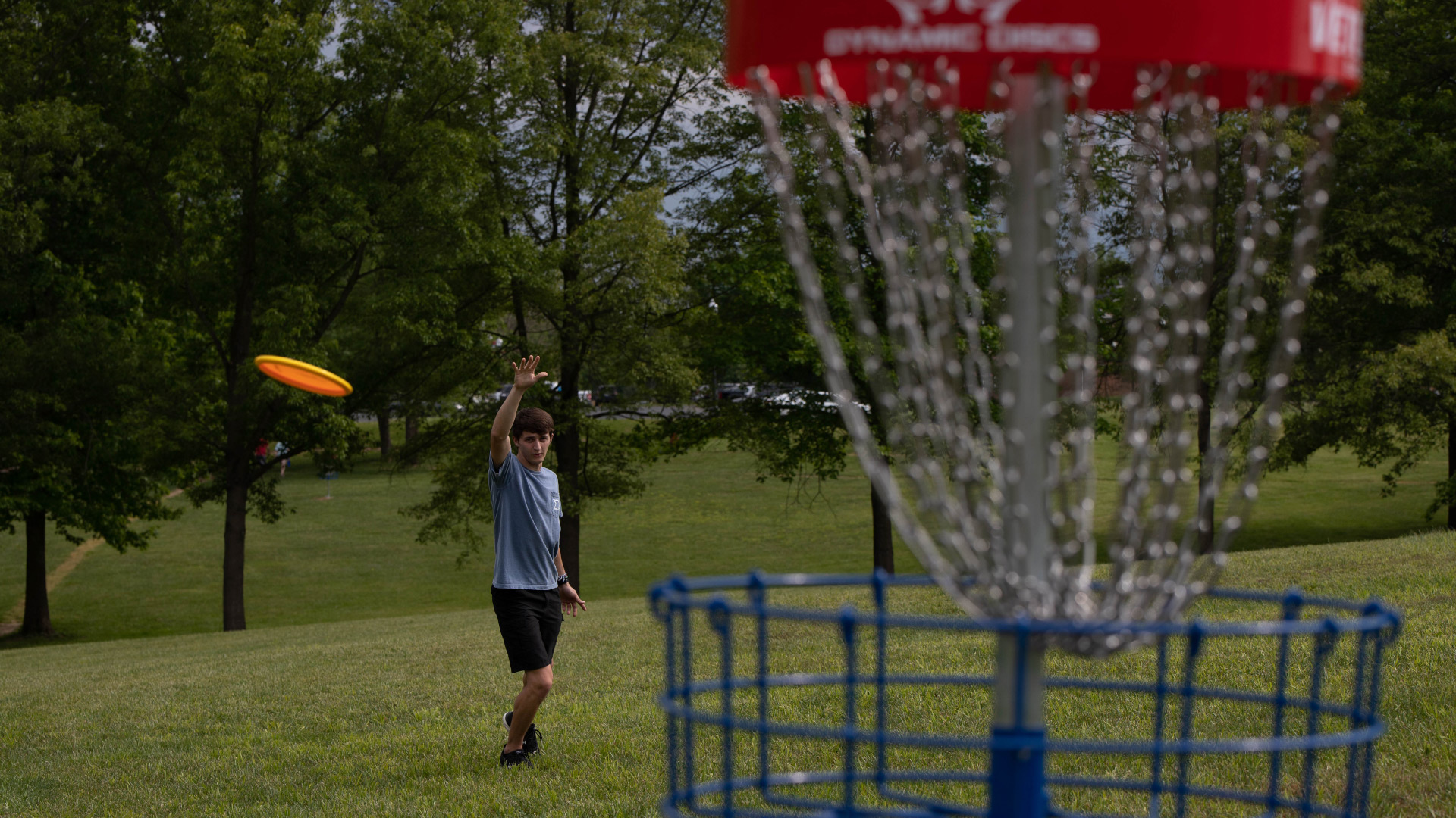 Flying Disc Sports: Disc Golf Course, Hanover College, New Hanover County Disc Golf Club. 1920x1080 Full HD Wallpaper.