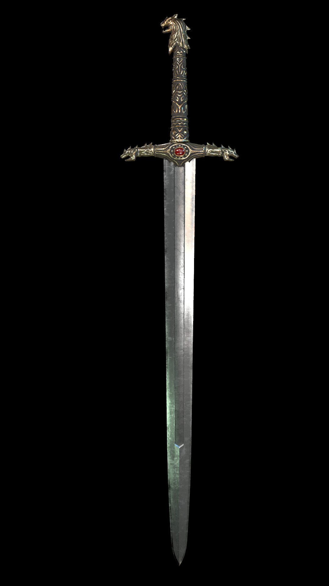 Artstation, Knight sword, 1080x1920 Full HD Phone