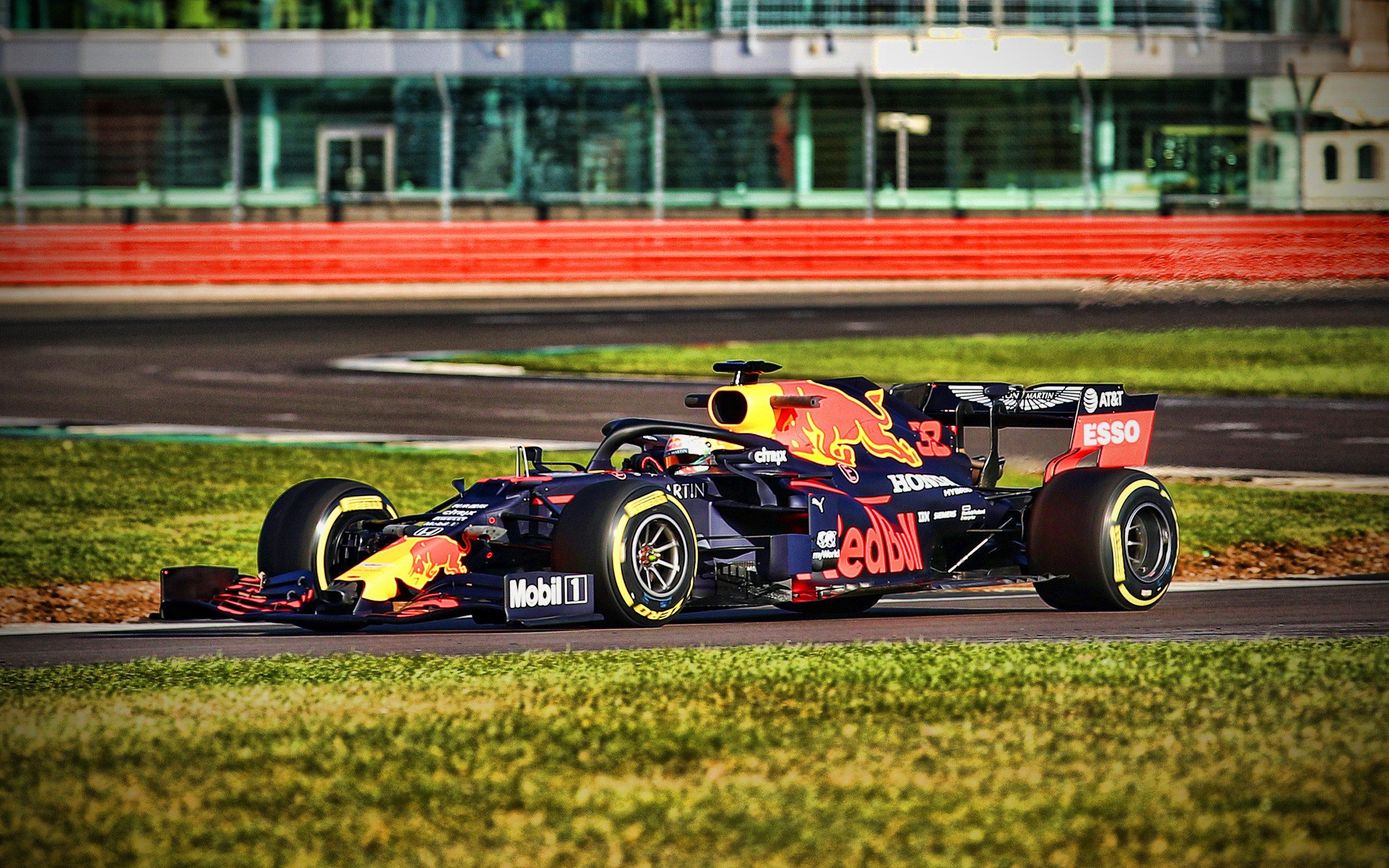 4K Max Verstappen, Raceway Red Bull RB16, F1 cars studio, Formula 1, 2880x1800 HD Desktop