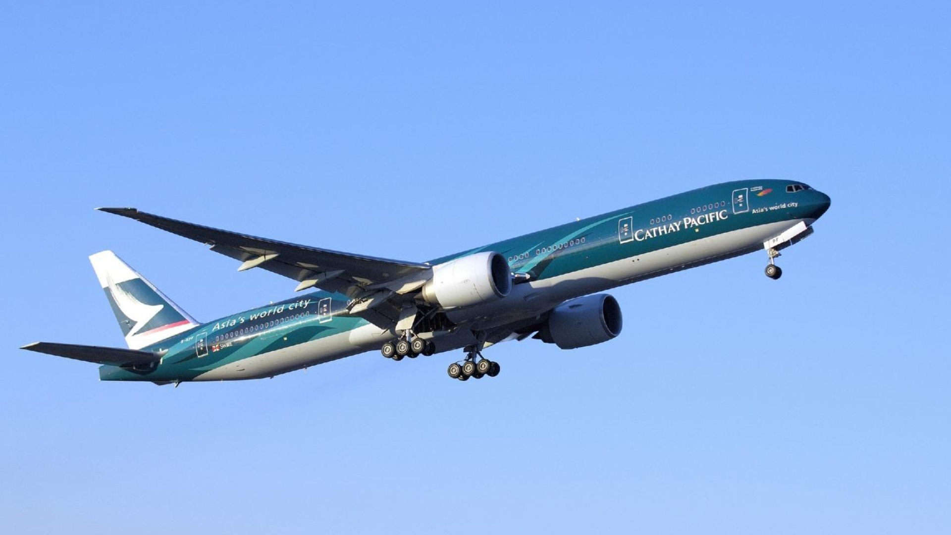 Cathay Pacific, Boeing 777, Aircraft wallpapers, Aviation photography, 1920x1080 Full HD Desktop