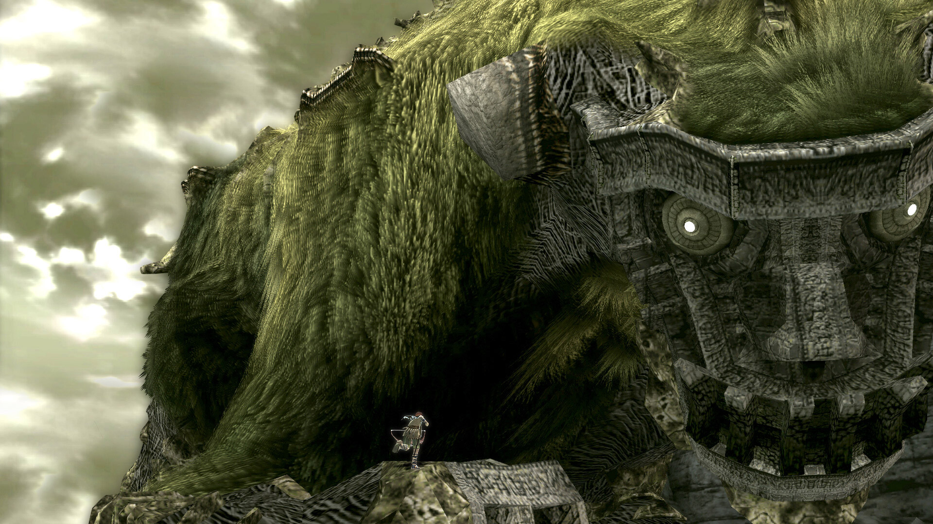 Shadow of the Colossus: Quadratus, The first enemy that can be fought with Agro. 1920x1080 Full HD Wallpaper.