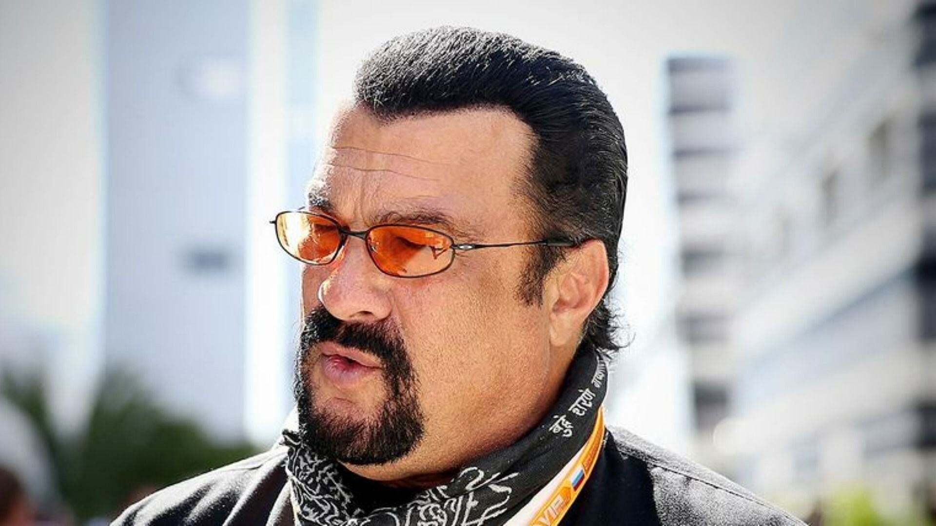 Steven Seagal: A Russian citizen, Backing Russian president, Appointed as Russian Special Envoy, Celebrating 70th birthday. 1920x1080 Full HD Background.