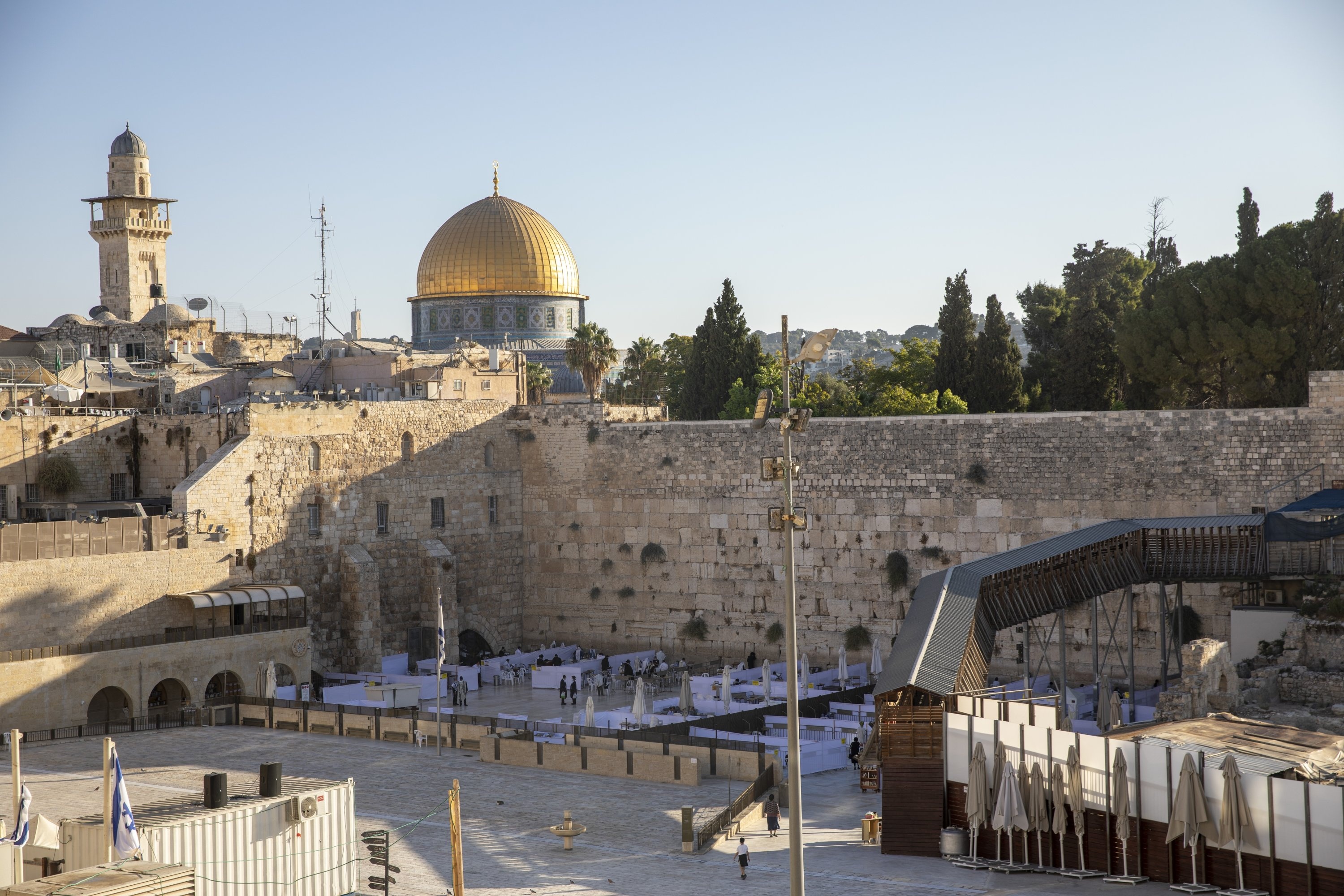 The Western Wall, Al-Aqsa restrictions, Exclusion controversy, Daily Sabah news, 3000x2000 HD Desktop