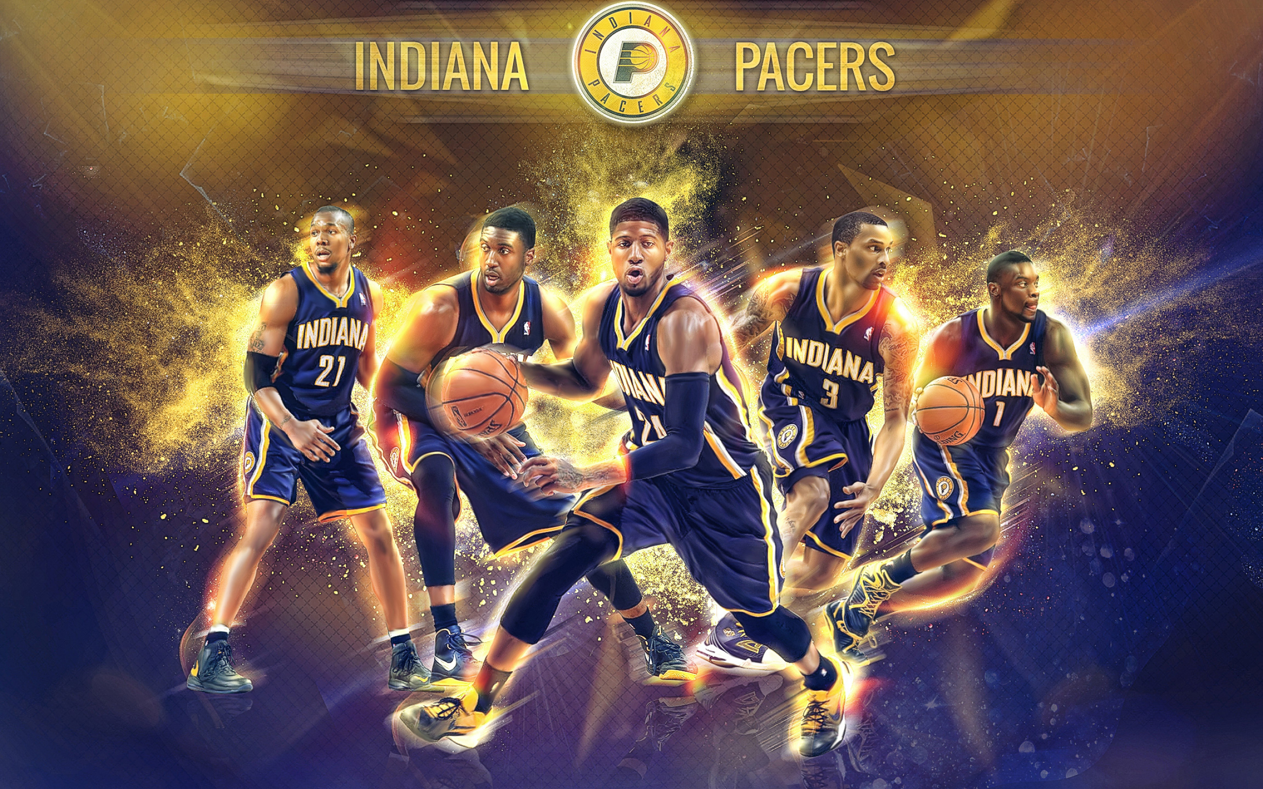 Indiana Pacers, nba basketball, 9 wallpaper, 227035, 2560x1600 HD Desktop