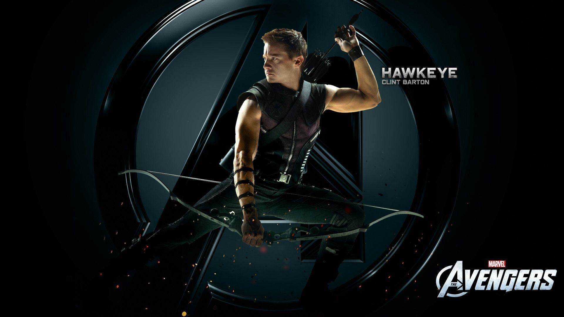 Hawkeye: Marvel Avengers, Clint Barton, Was married to fellow superhero Mockingbird. 1920x1080 Full HD Background.