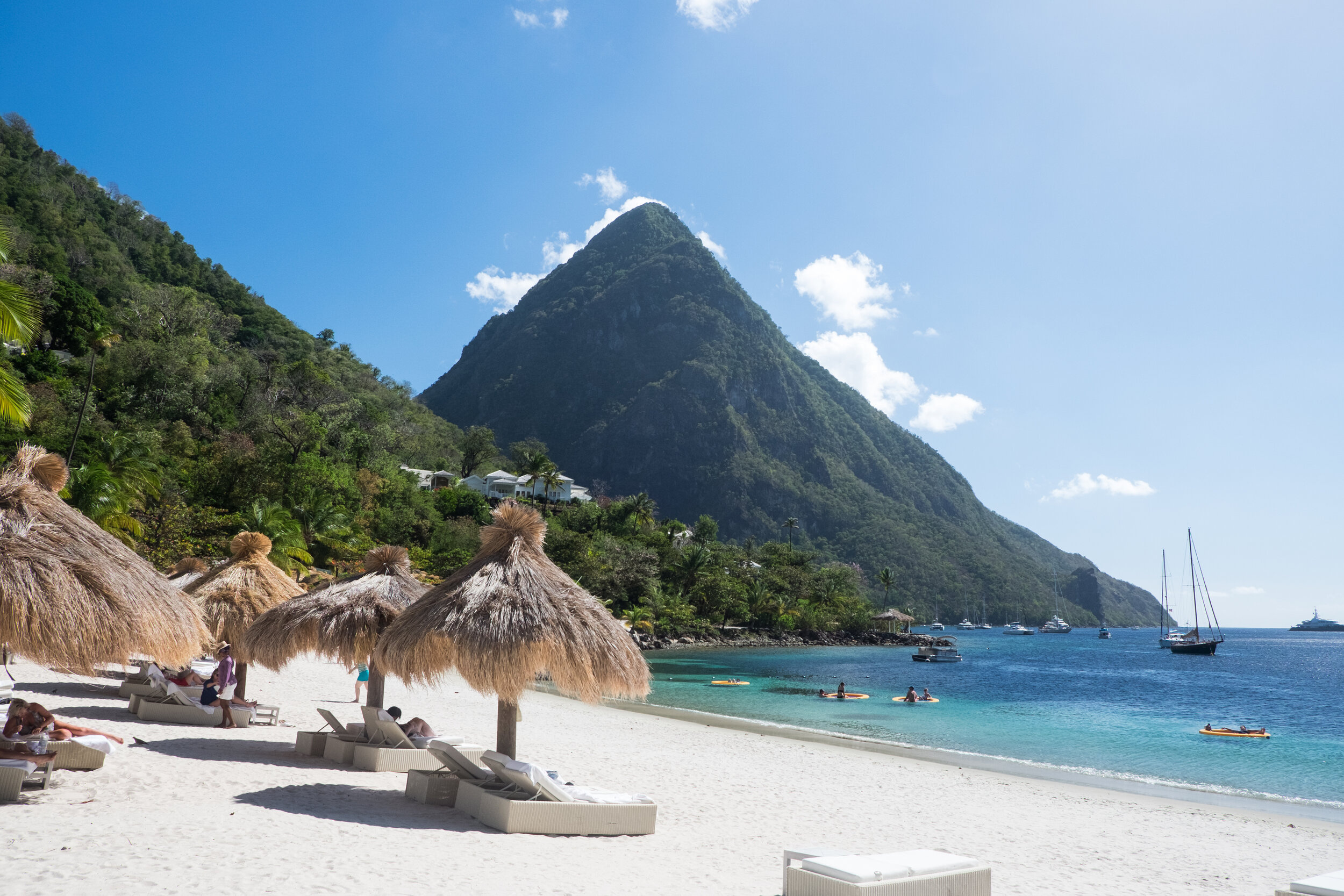 The Pitons St. Lucia, Majestic peaks, Caribbean getaway, Natural beauty, 2500x1670 HD Desktop