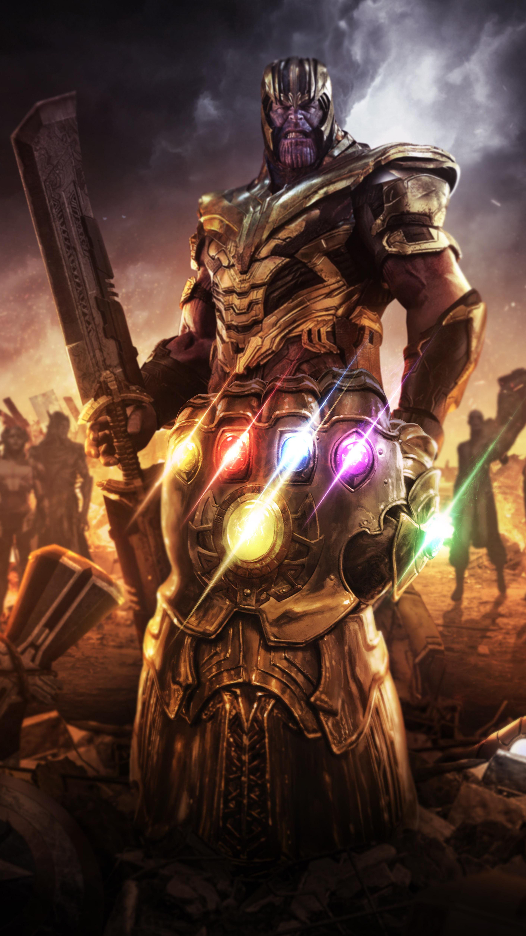 Infinity Gauntlet, Endgame climax, Xperia wallpapers, Immersive 4K experience, 2160x3840 4K Phone