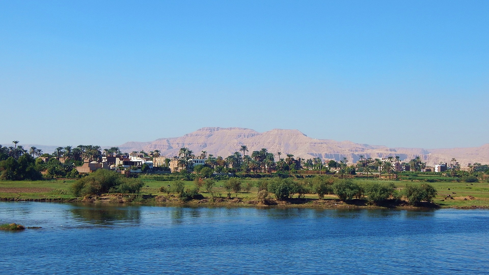 The Nile River, Egyptian treasures, Historic journey, Ancient wonders, 1920x1080 Full HD Desktop