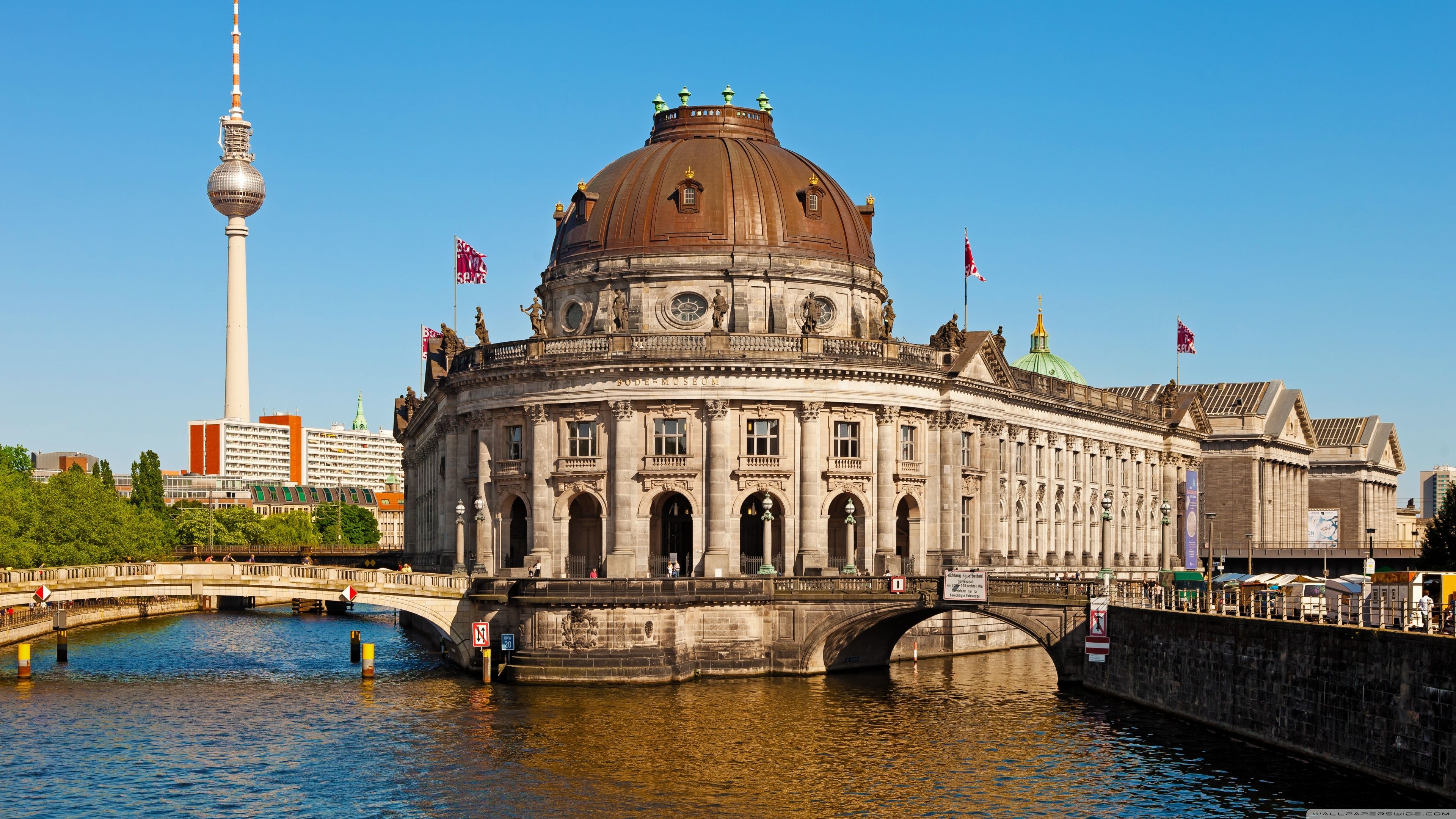 Top free museum, Island backgrounds, Berlin Museum, 3840x2160 4K Desktop