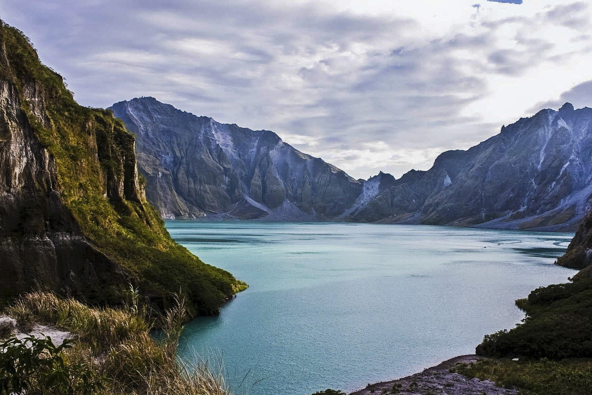 Mount Pinatubo, Zambales, Beautiful crater lake, Must-visit places, 1950x1300 HD Desktop