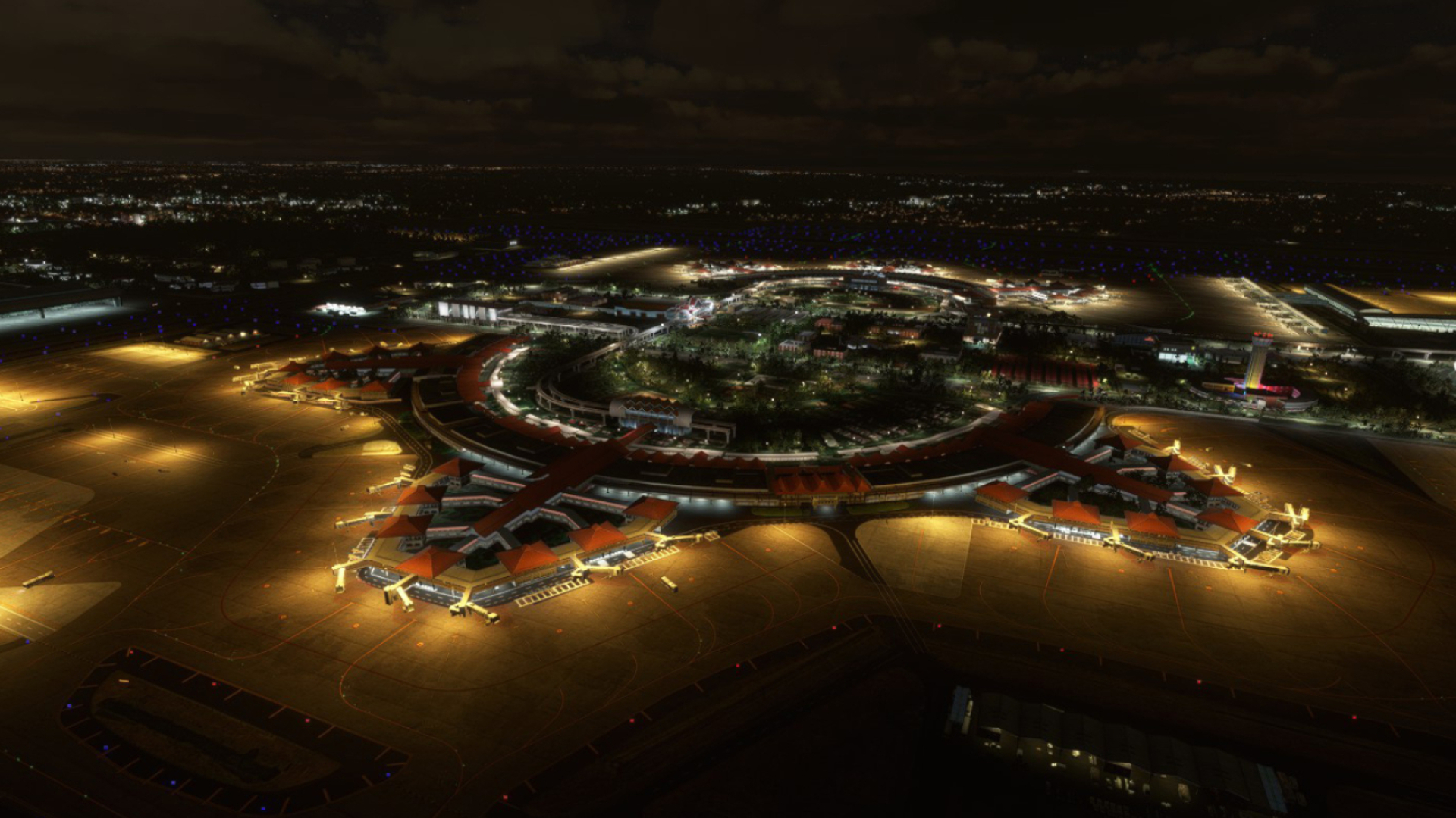 Soekarno-Hatta International Airport, Flight simulation, Realistic experience, Airport expansion, 1920x1080 Full HD Desktop